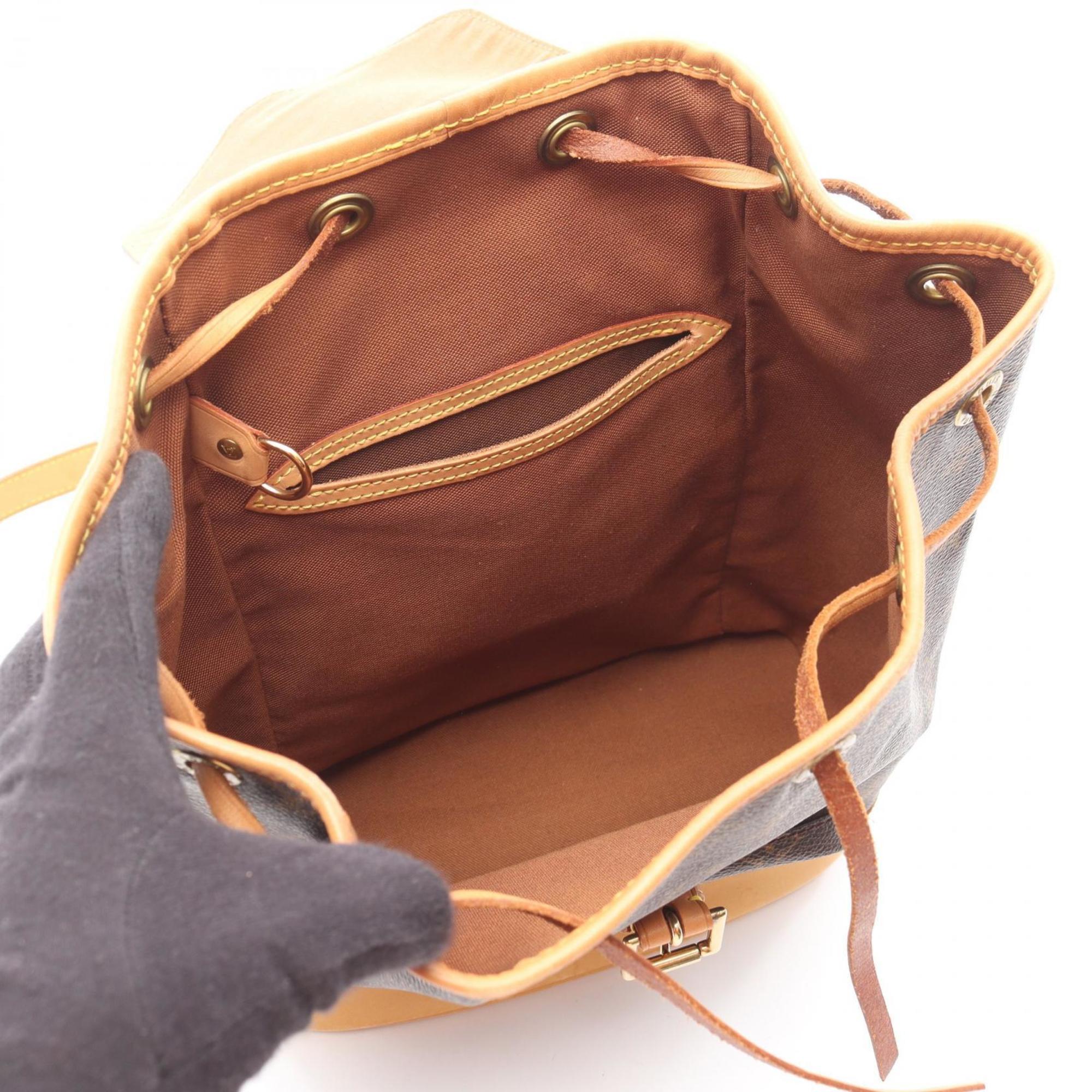 Louis Vuitton Brown Monogram Monogram Leather Backpack (Pre-Owned)