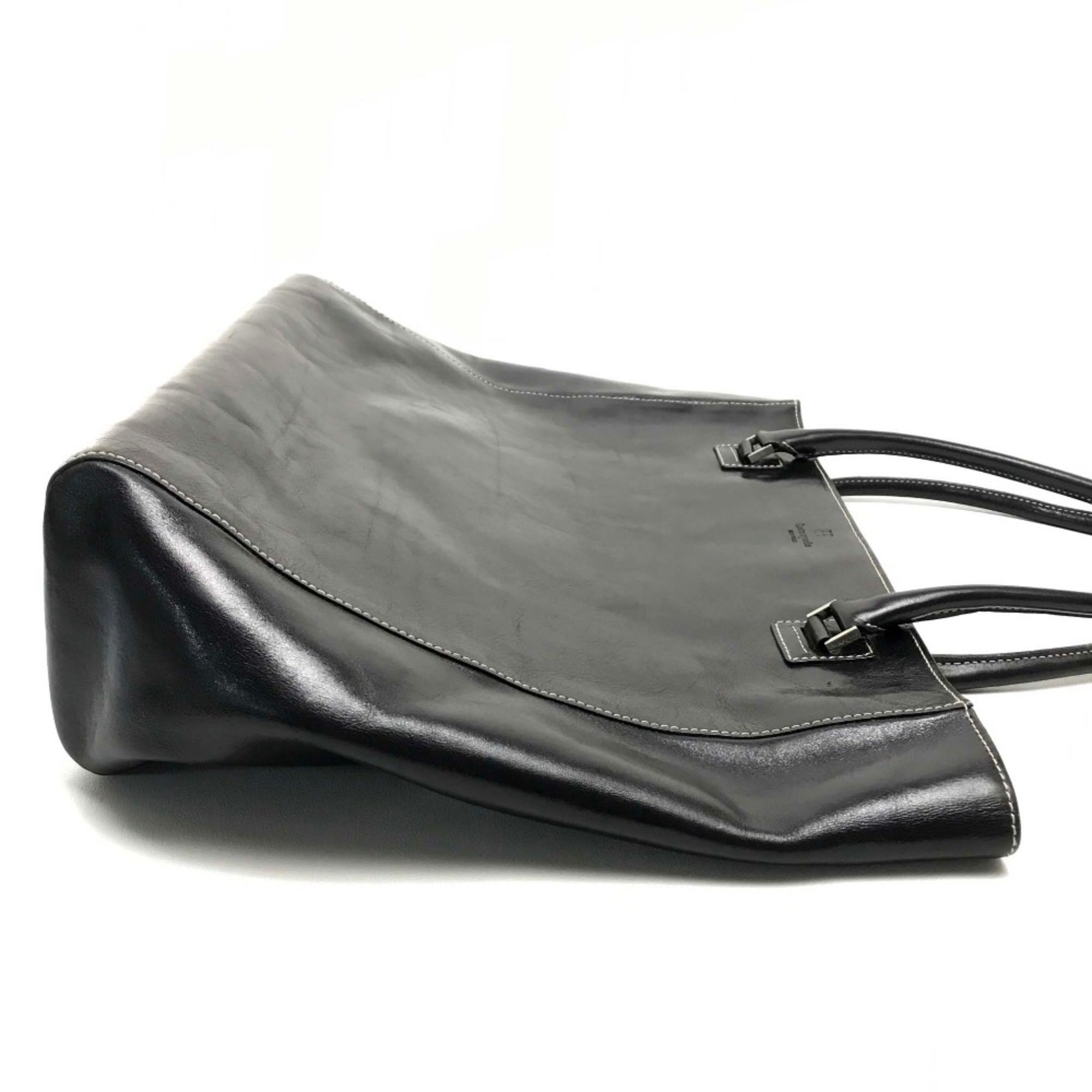 Kate Spade Black Leather Tote Bag (Pre-Owned)