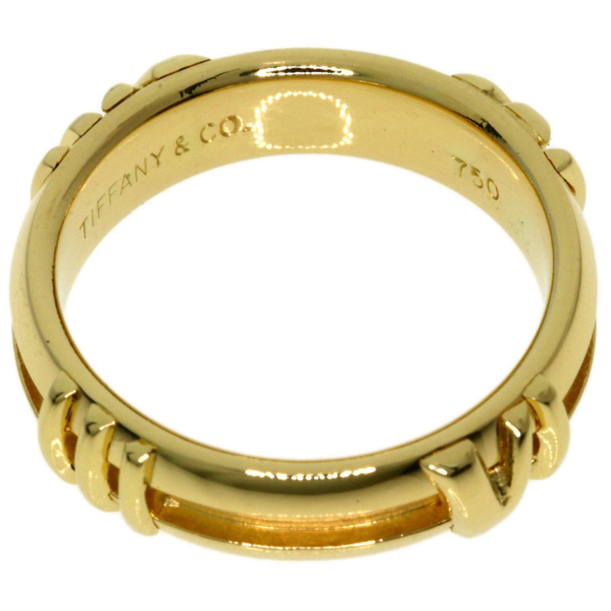 Tiffany Atlas Yellow Gold (18K) Band Ring (Pre-Owned)