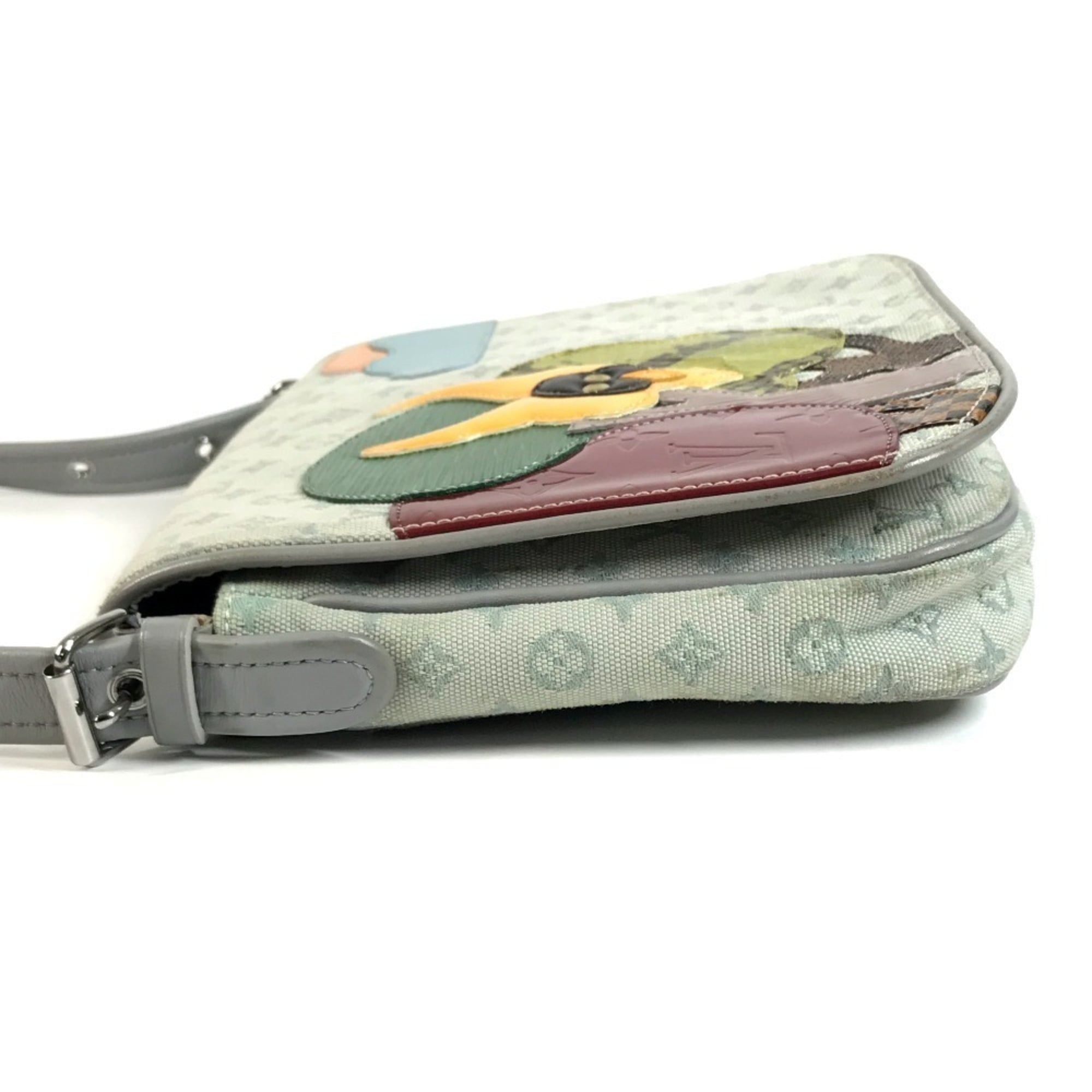 Louis Vuitton Gray Monogram Monogram Mini Pochette Shoulder Bag (Pre-Owned)
