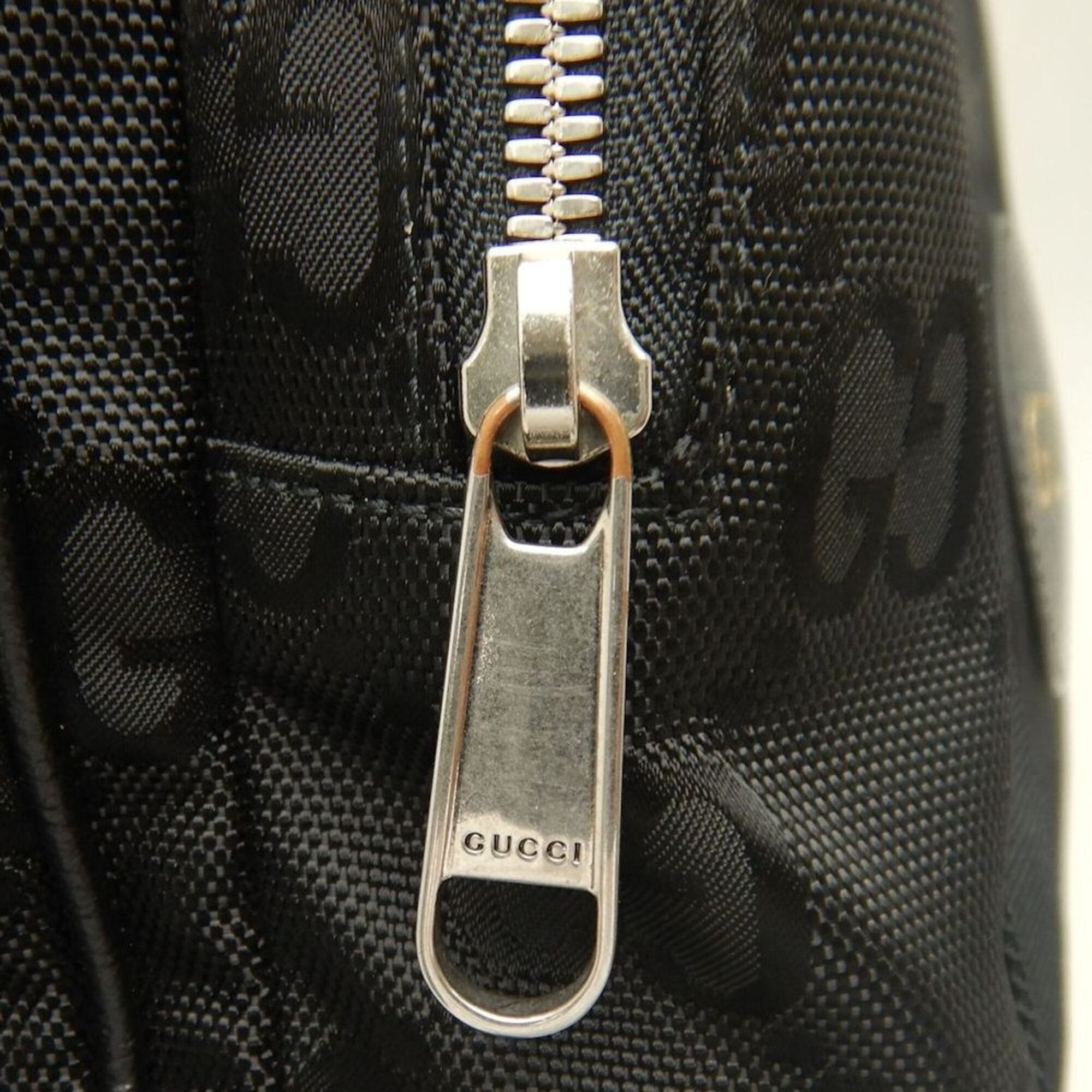 Gucci Black Nylon Canvas Briefcase (Pre-Owned)