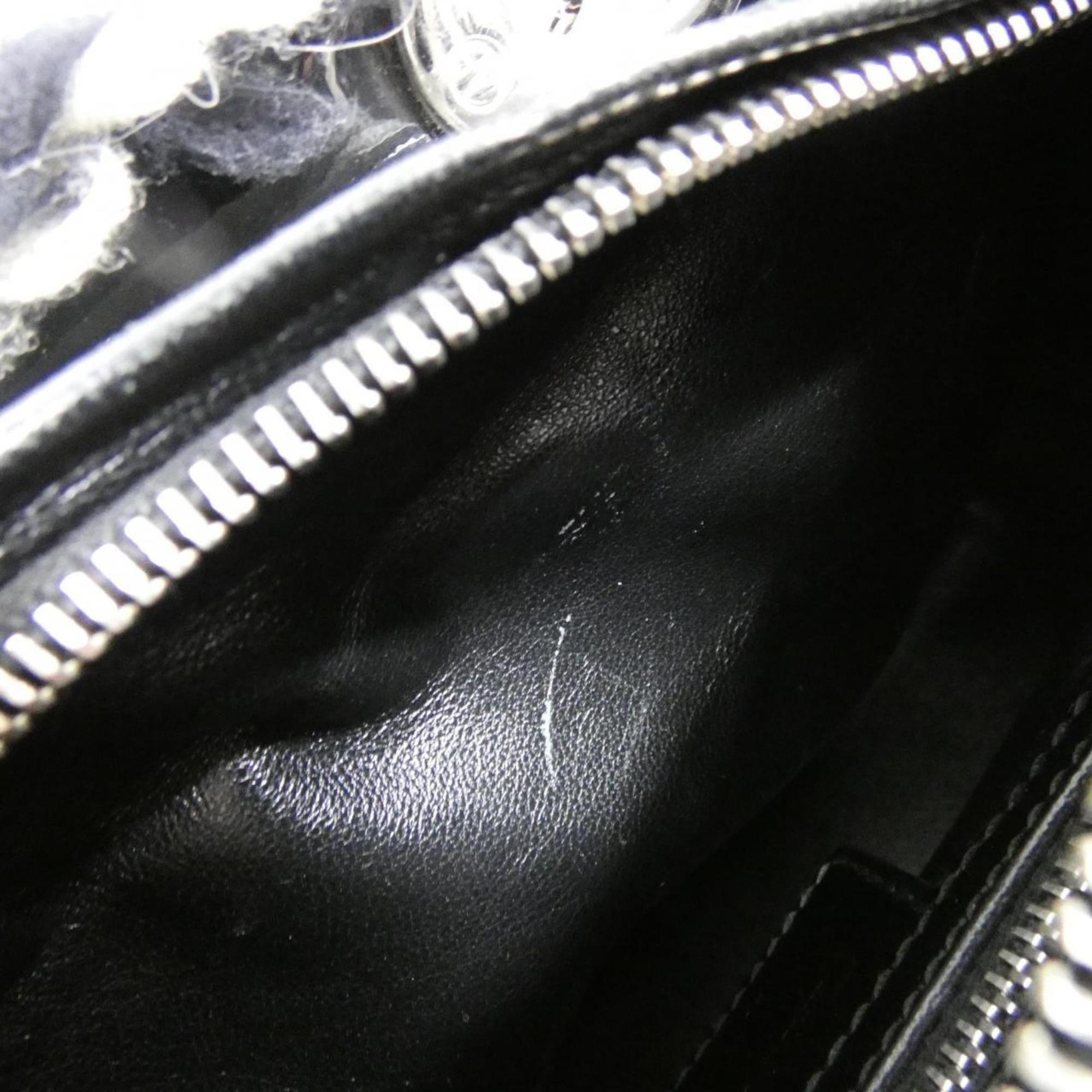 Christian Dior Black White Tweed Handbag (Pre-Owned)