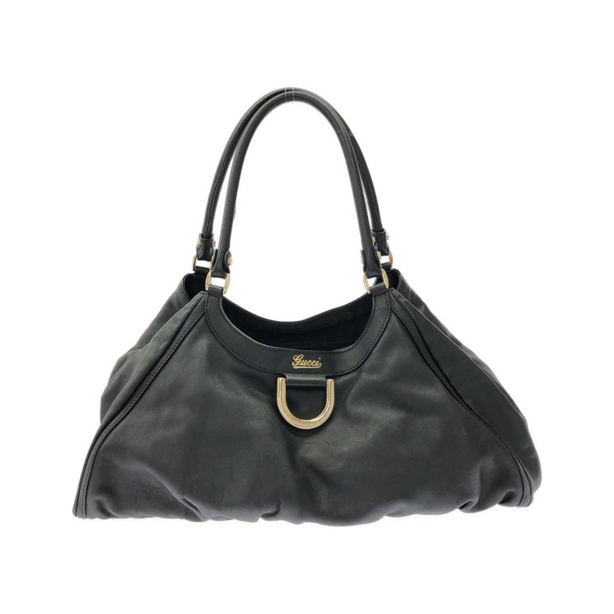 Gucci Black Leather Shoulder Bag (Pre-Owned)