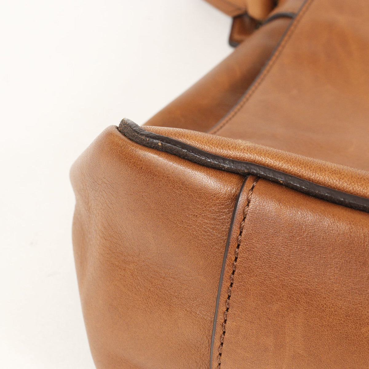 Coach Brown Leather Shoulder Bag (Pre-Owned)