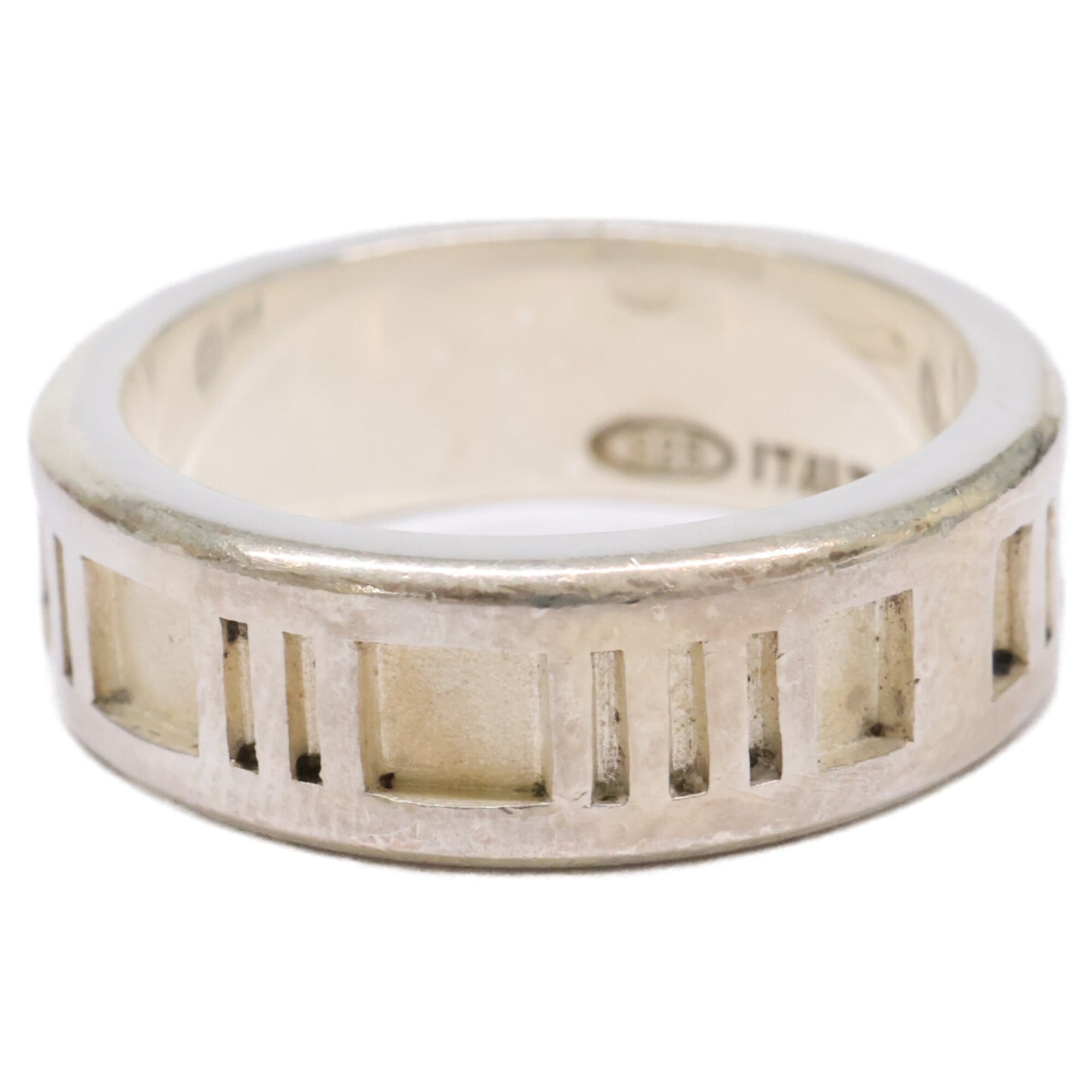 Tiffany Silver Silver 925 Band Ring (Pre-Owned)