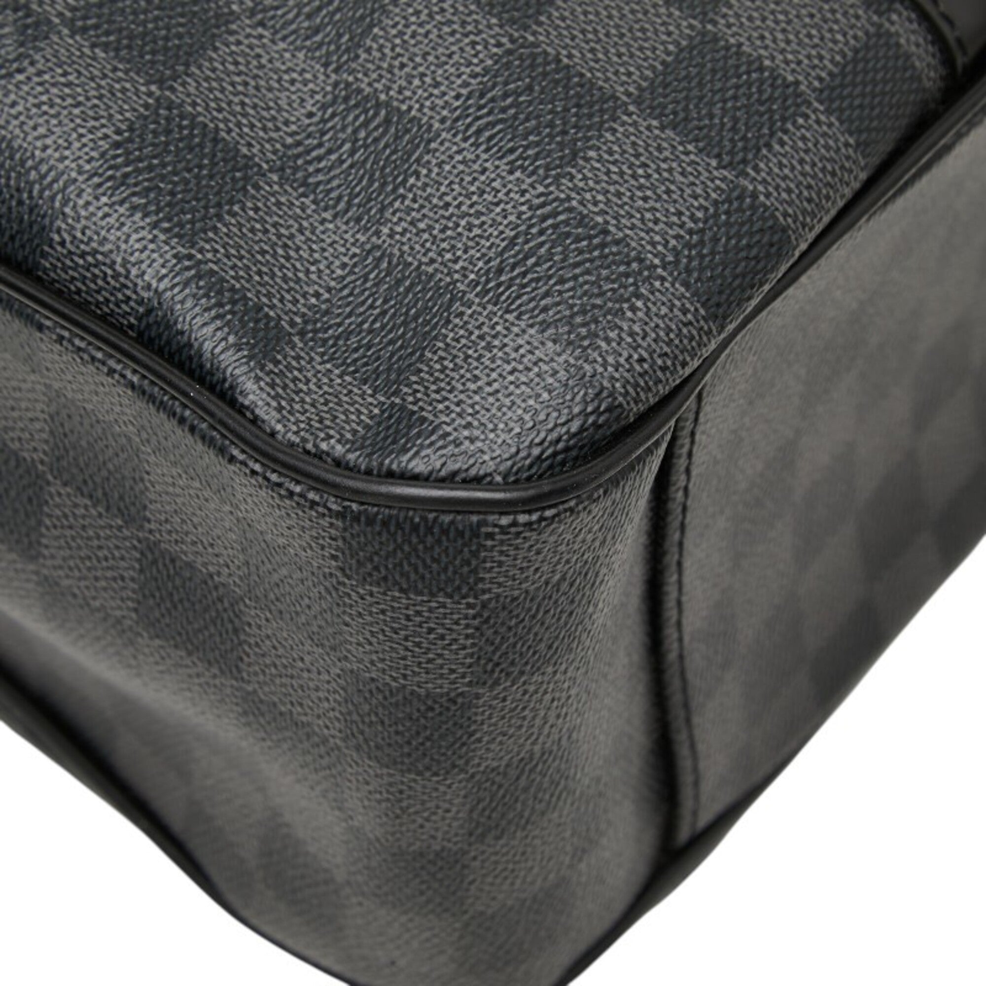 Louis Vuitton Black Pvc Leather Shoulder Bag (Pre-Owned)