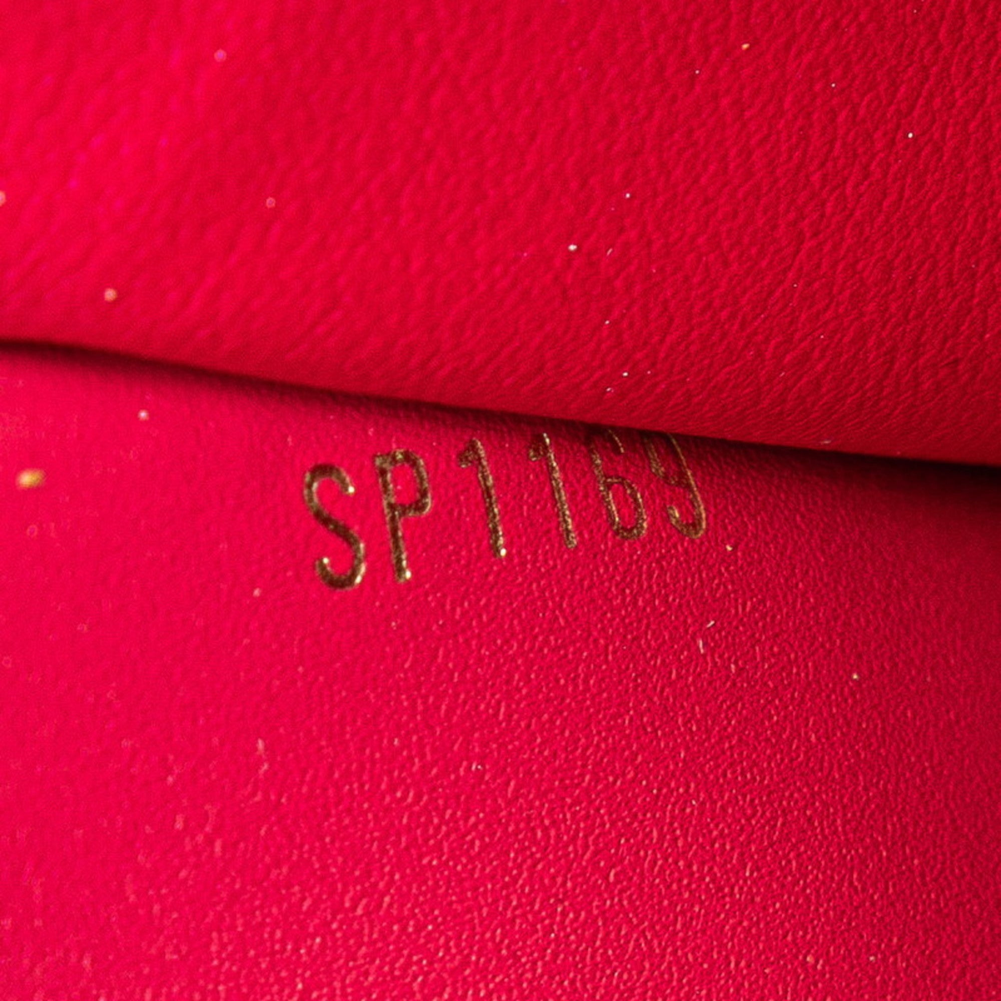 Louis Vuitton Monogram Brown Fuchsia Monogram Monogram Shoulder Bag (Pre-Owned)
