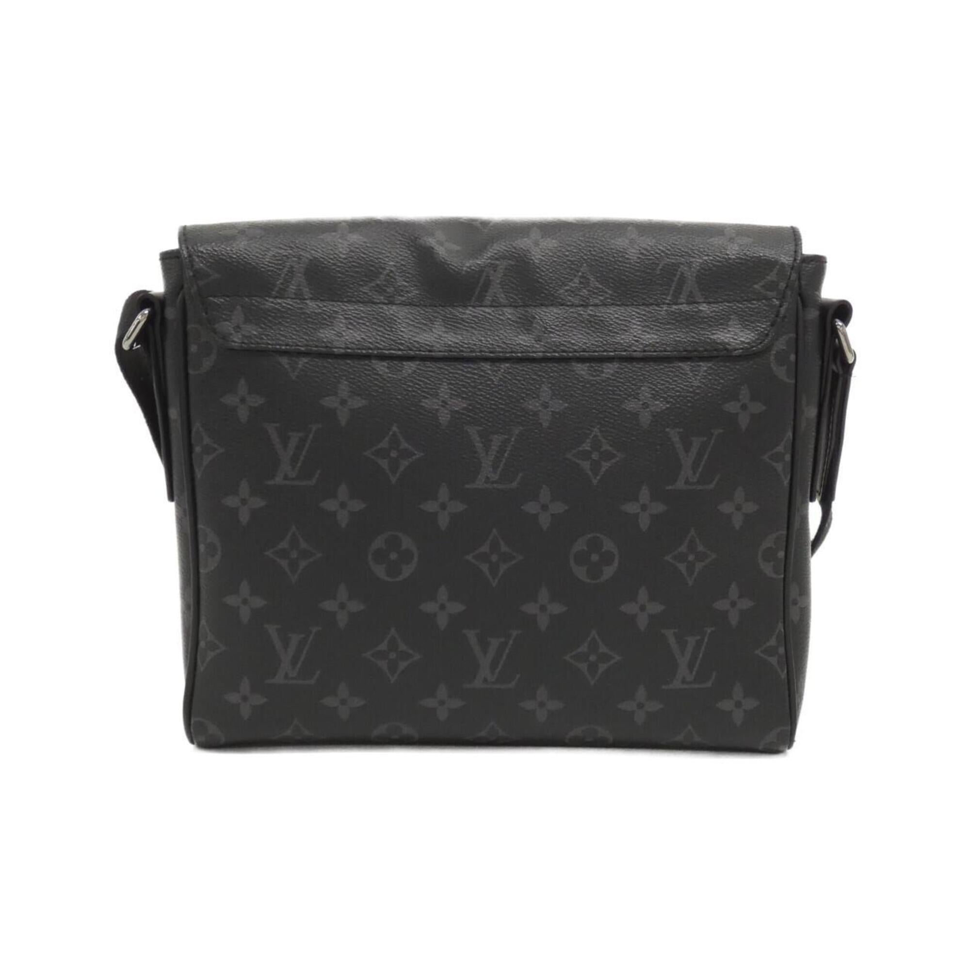 Louis Vuitton Black Coated Canvas Shoulder Bag (Pre-Owned)