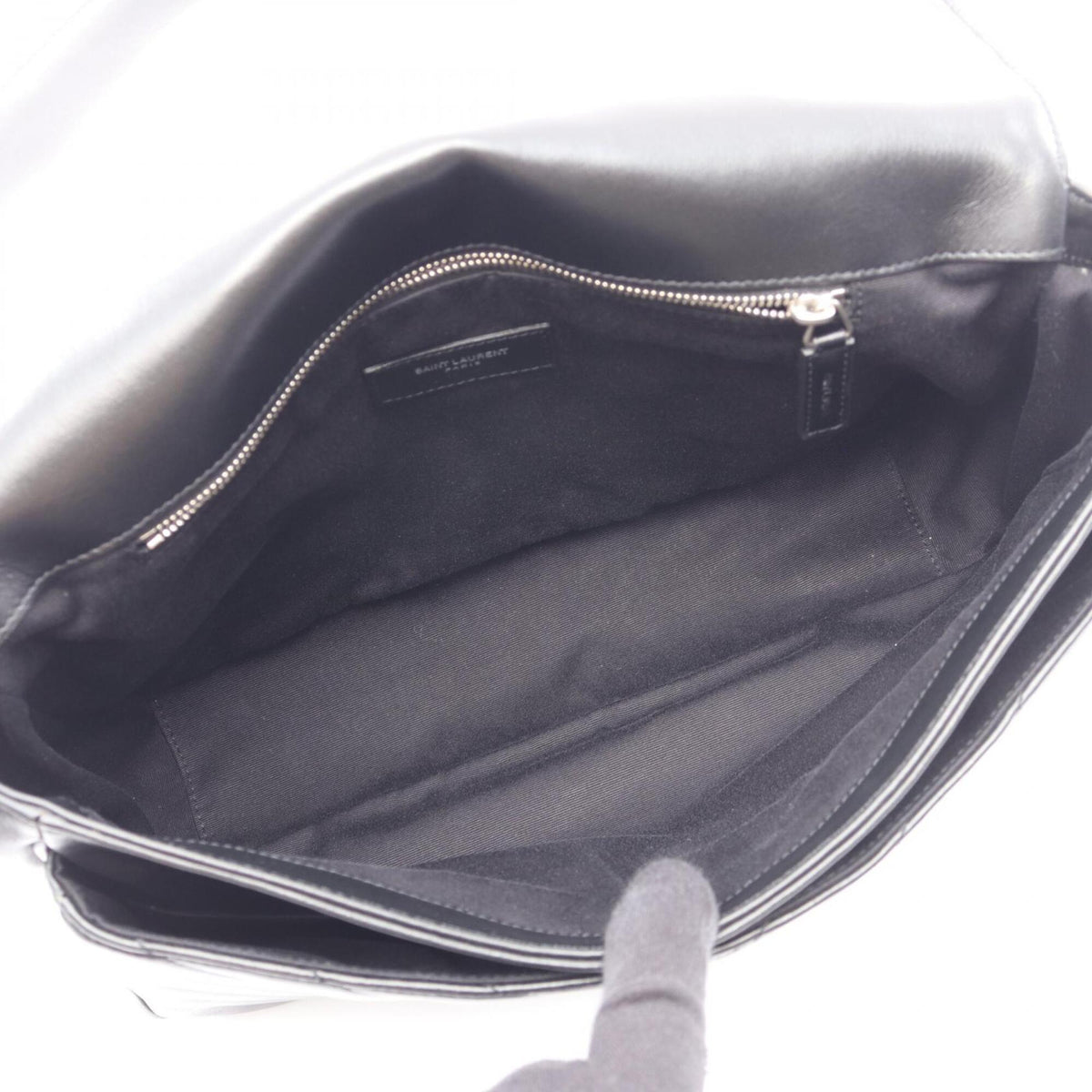 Saint Laurent Black Leather Handbag (Pre-Owned)