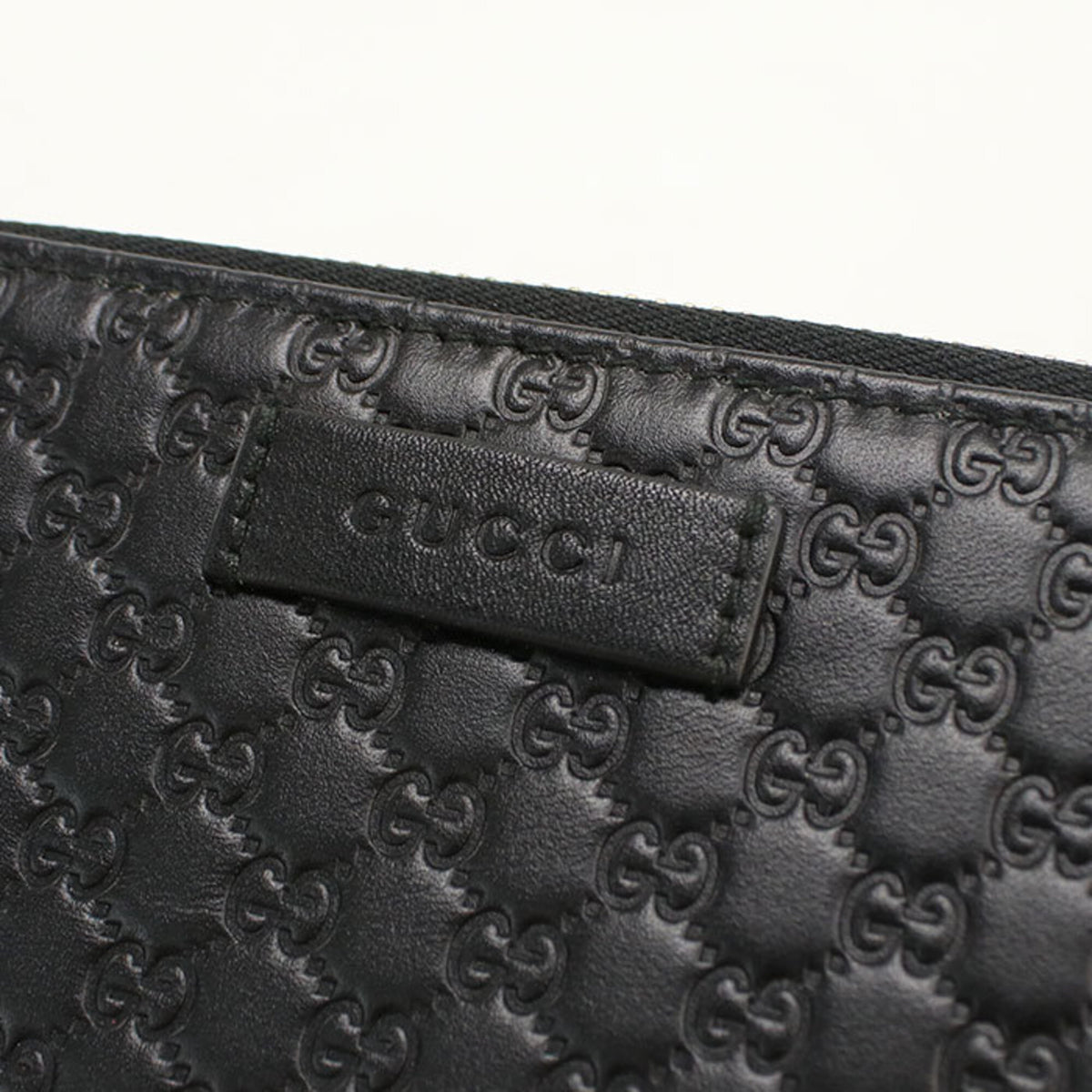 Gucci Black Leather Long Wallet (Bi-Fold) (Pre-Owned)