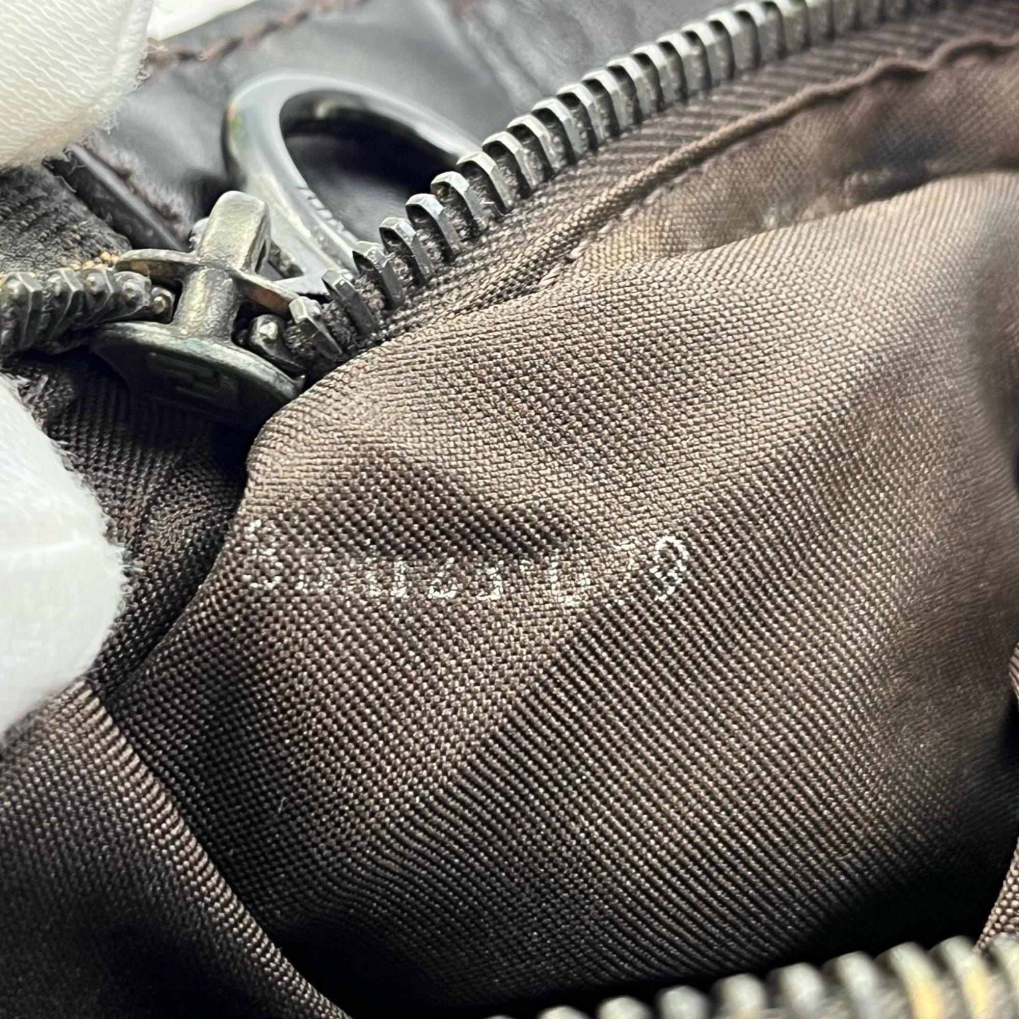Fendi Black Brown Zucca Shoulder Bag (Pre-Owned)
