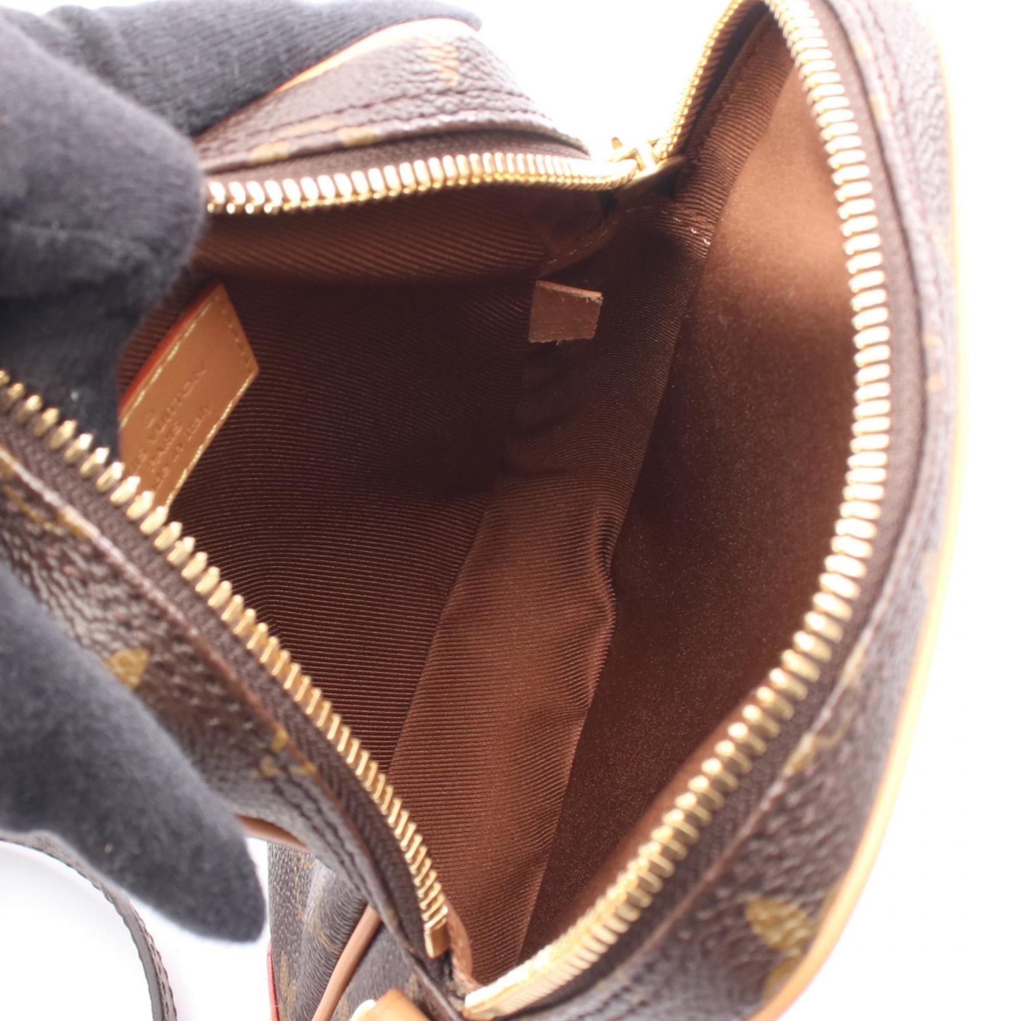 Louis Vuitton Brown Multi-Color Coated Canvas Leather Shoulder Bag (Pre-Owned)