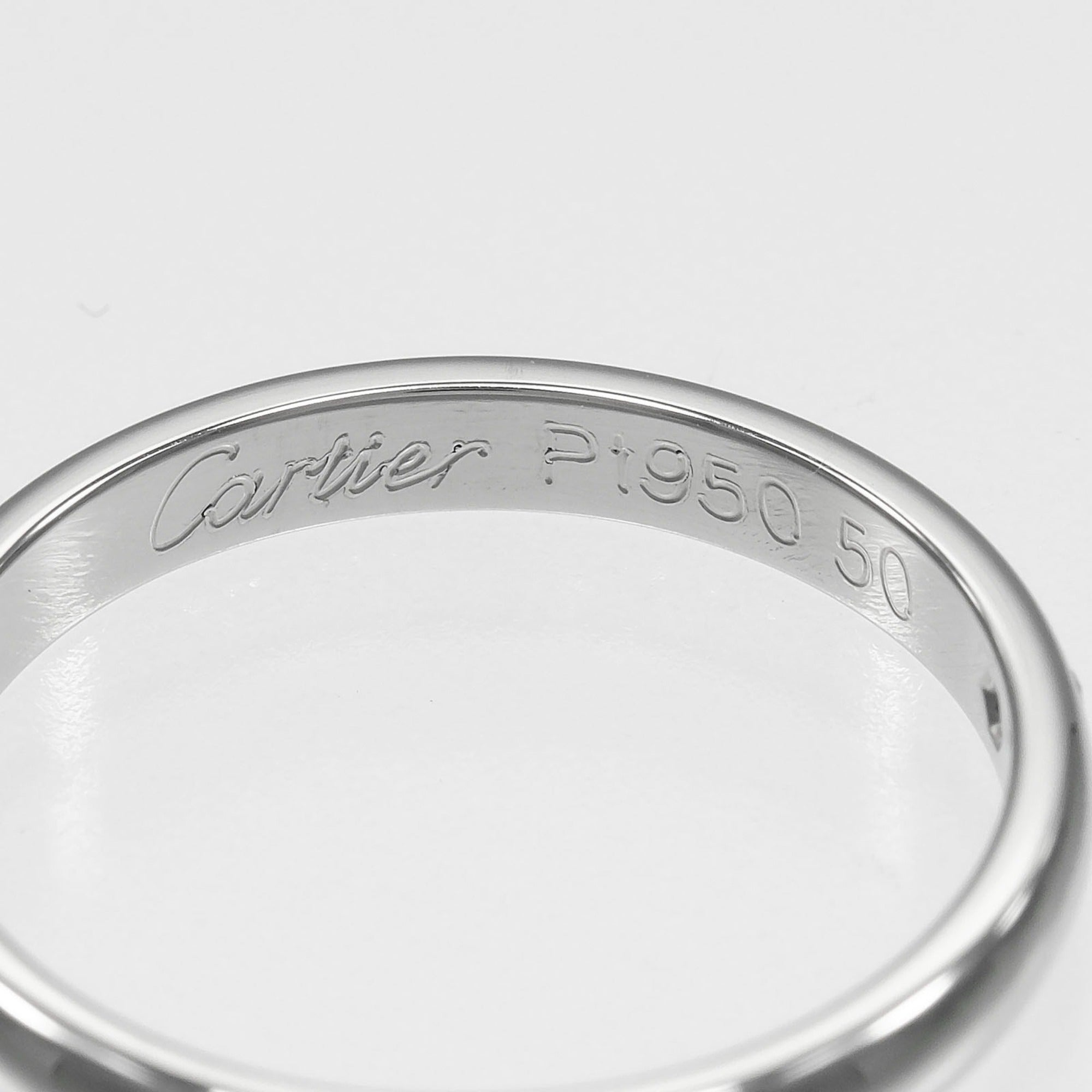 Cartier Platinum 950 Band Ring (Pre-Owned)