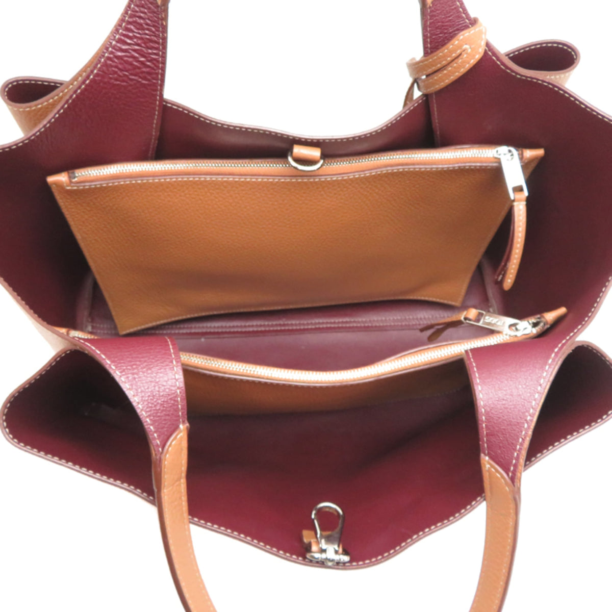 Tod's Brown Leather Tote Bag (Pre-Owned)