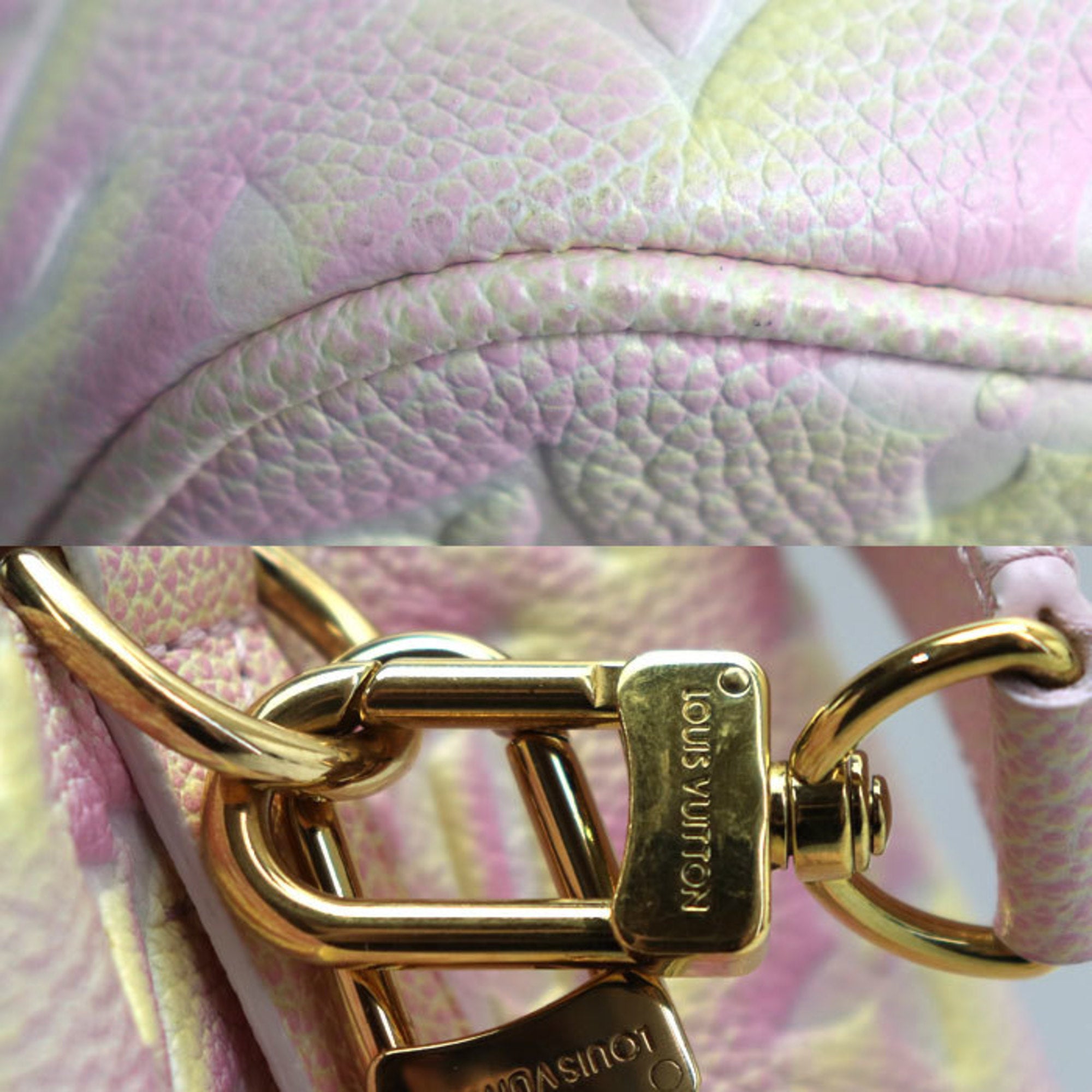 Louis Vuitton Pink Monogram Empreinte Shoulder Bag (Pre-Owned)