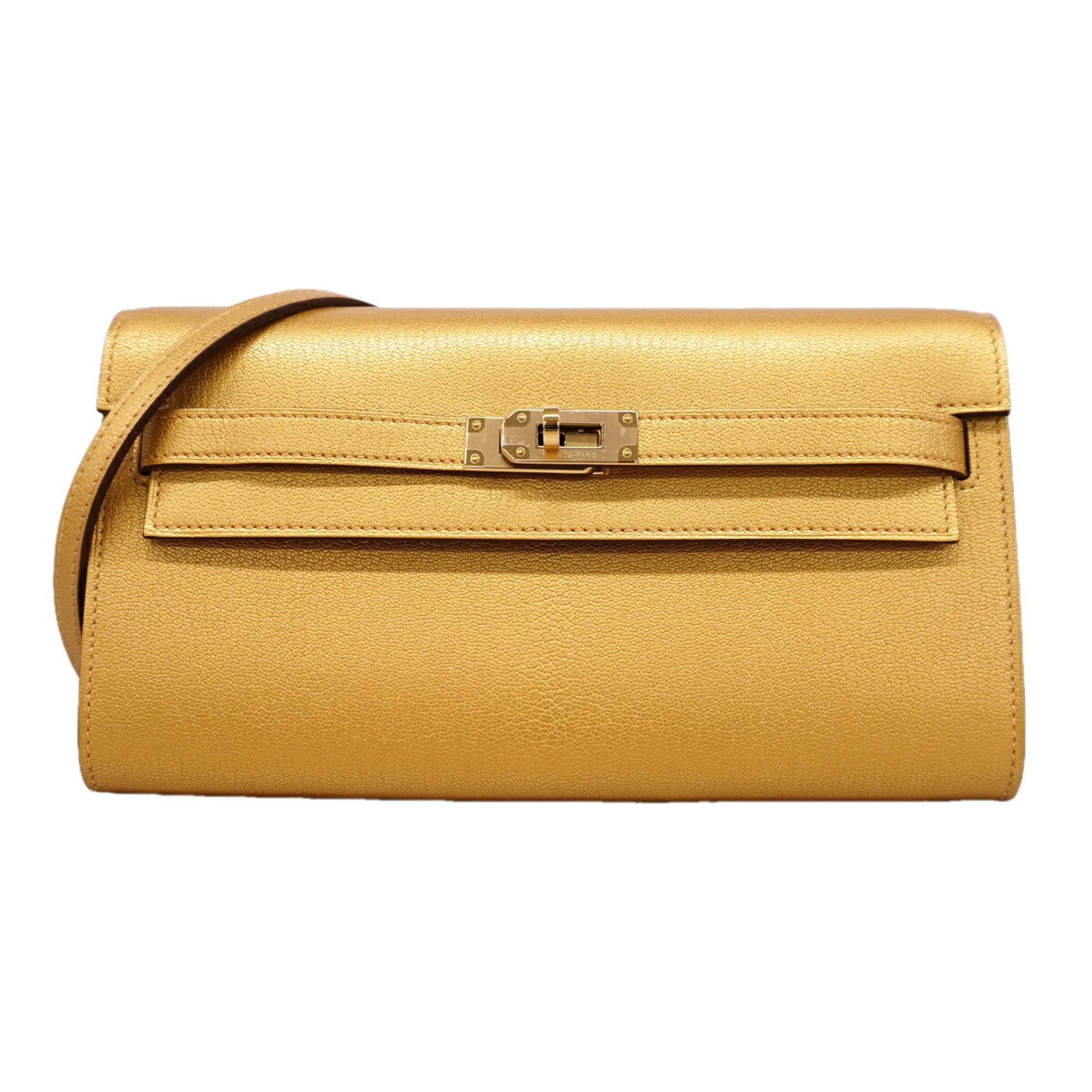 Hermes Gold Chain/Shoulder Wallet (Pre-Owned)