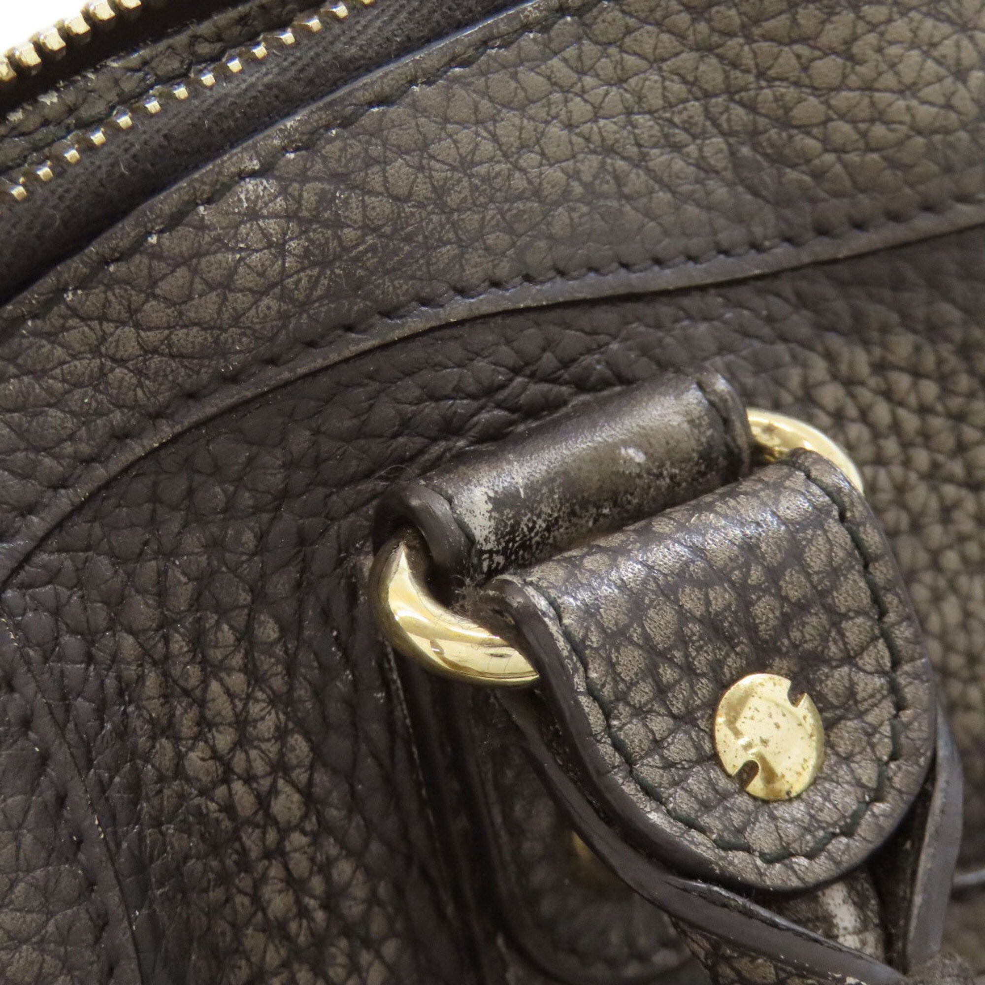Balenciaga Gray Leather Handbag (Pre-Owned)