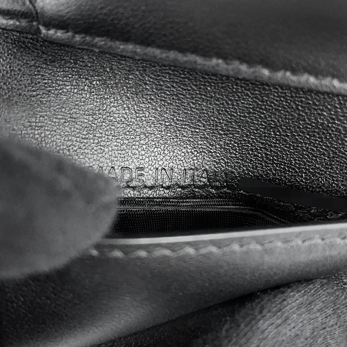 Christian Dior Black Leather Wallet (Tri-Fold) (Pre-Owned)
