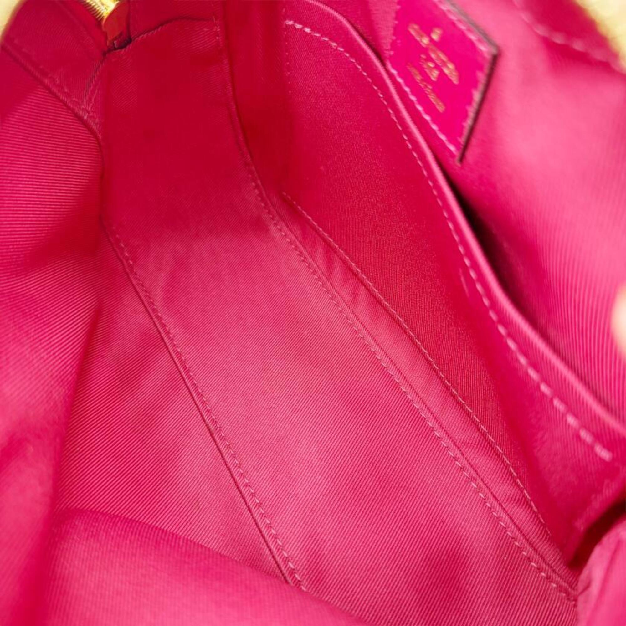Louis Vuitton Brown Freesia Monogram Pink Monogram Shoulder Bag (Pre-Owned)
