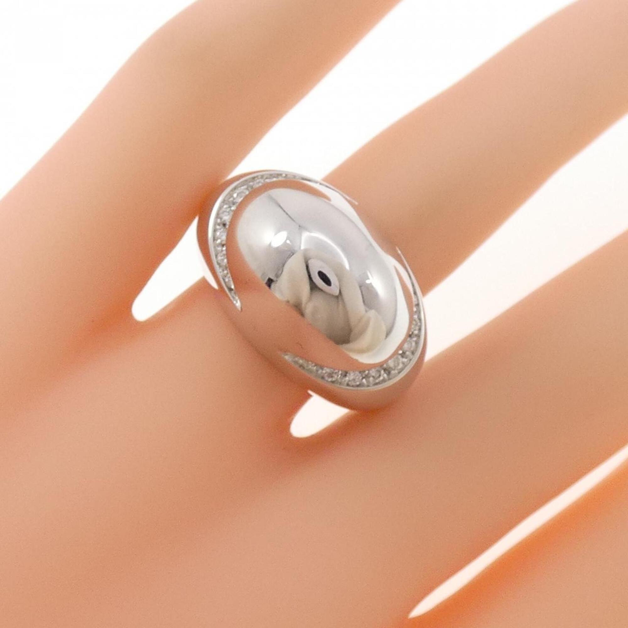 Bvlgari White Gold (18K) Band Ring (Pre-Owned)