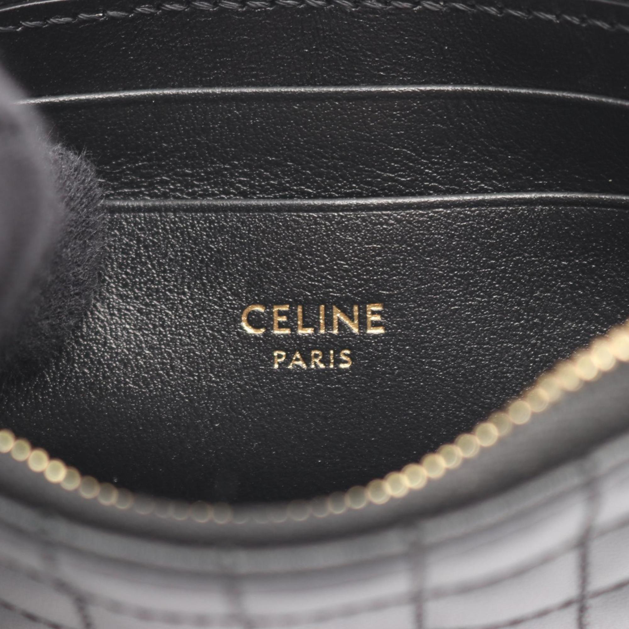 Celine Black Leather Coin Purse/Coin Case (Pre-Owned)