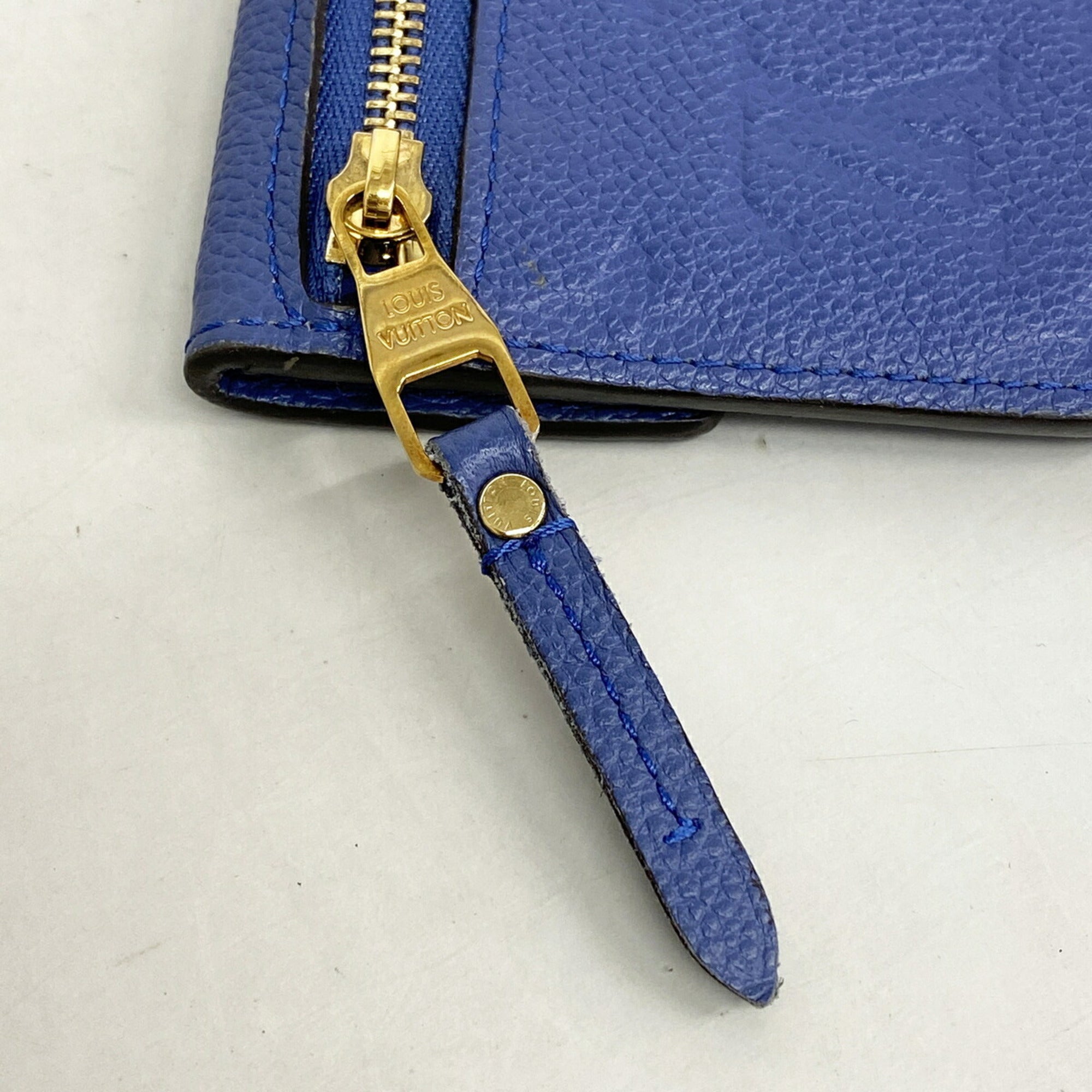 Louis Vuitton Blue Coin Purse/Coin Case (Pre-Owned)