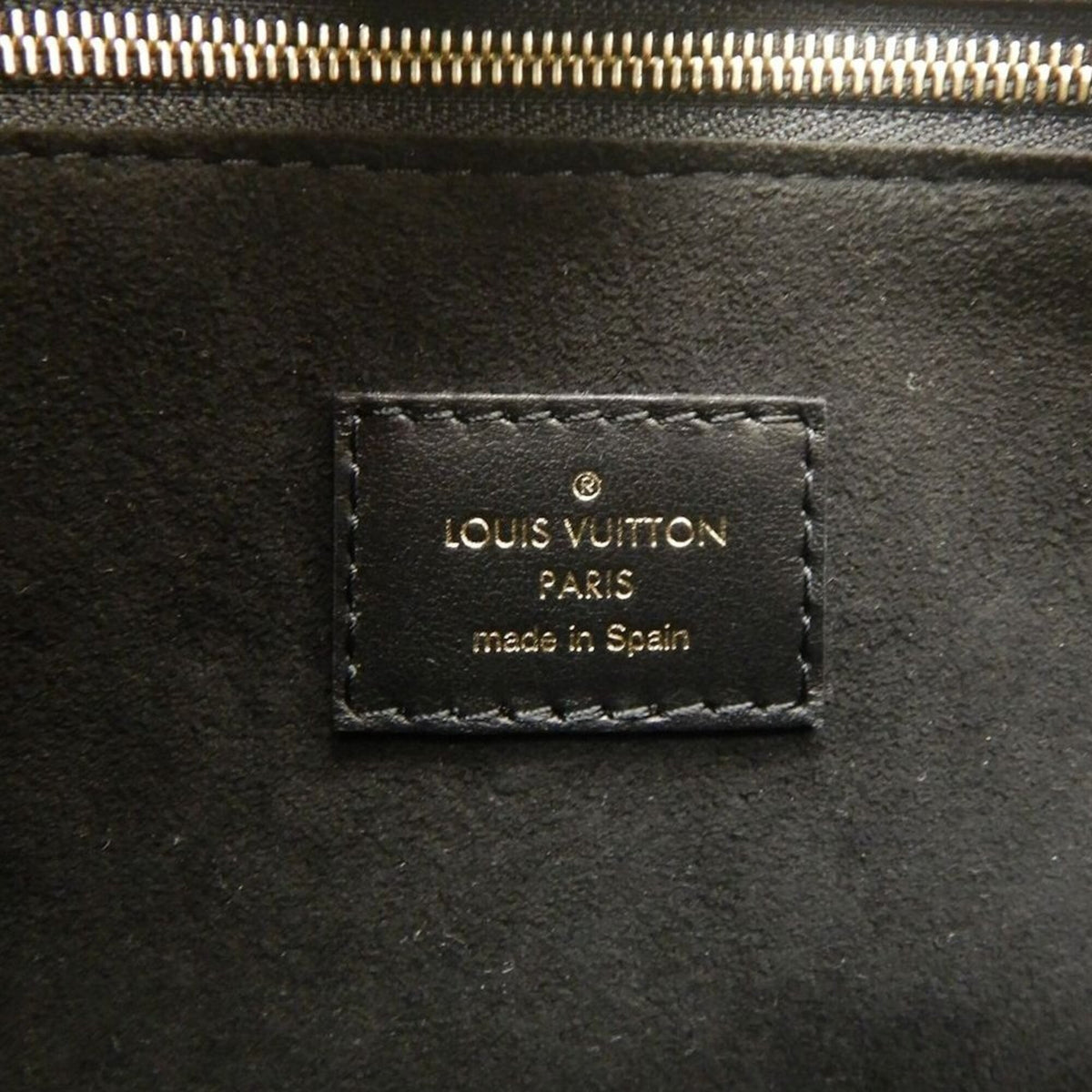 Louis Vuitton Brown Noir Monogram Leather Handbag (Pre-Owned)