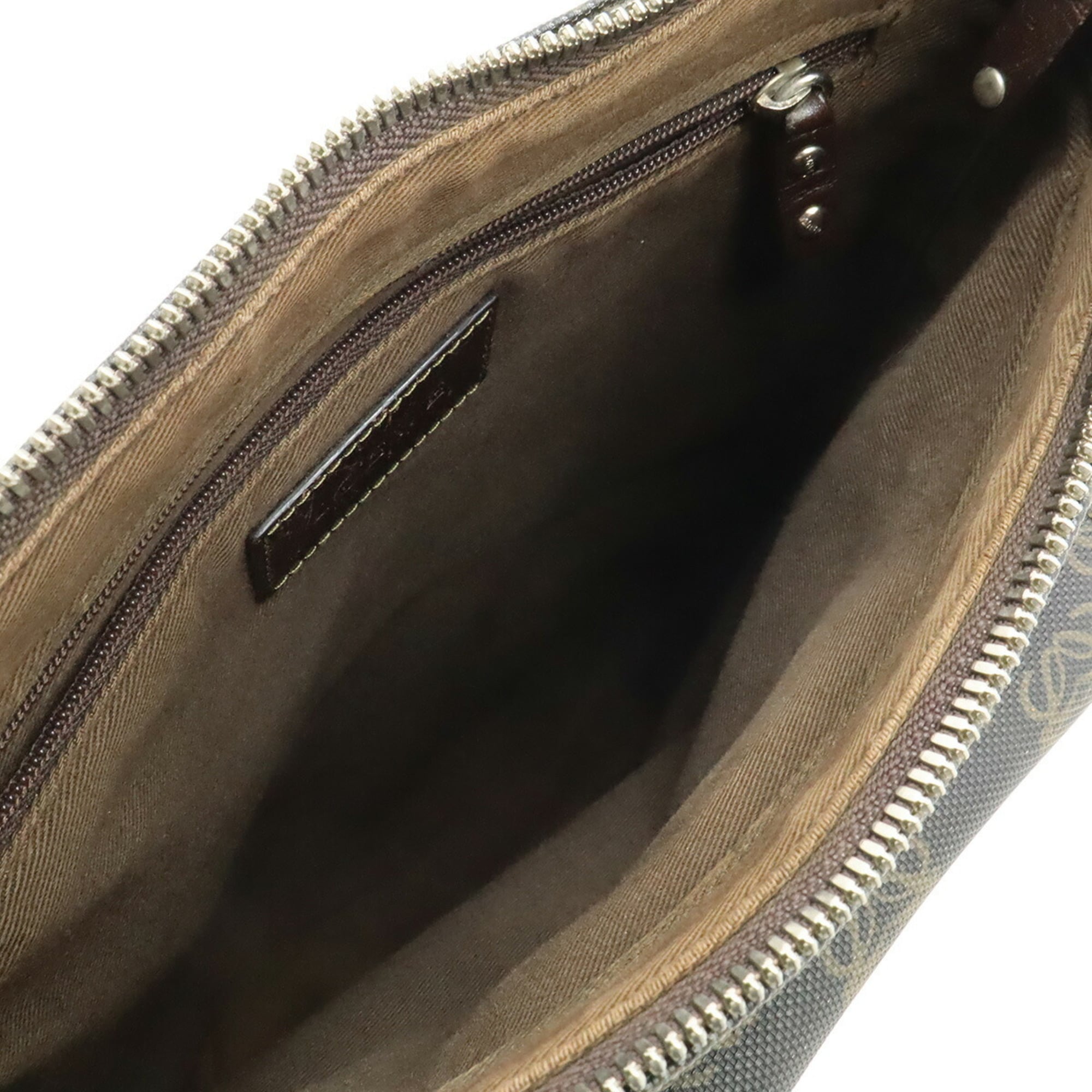 Loewe Black Dark Brown Leather Shoulder Bag (Pre-Owned)