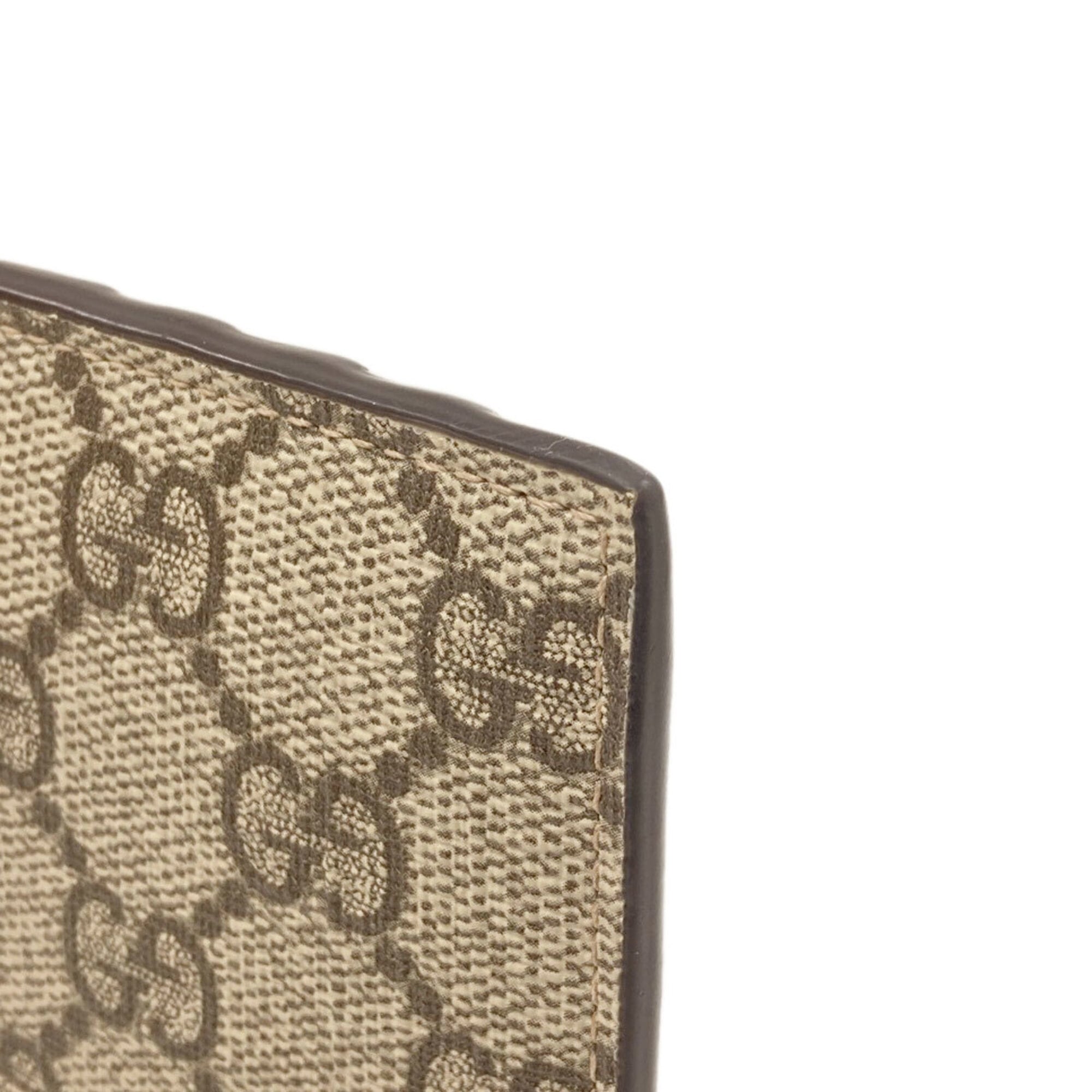 Gucci Brown Pvc Coin Purse/Coin Case (Pre-Owned)