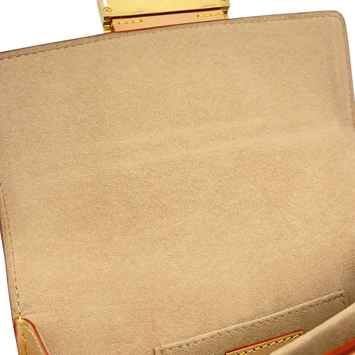 Louis Vuitton Monogram Gold Brown Handbag Shoulder Bag (Pre-Owned)