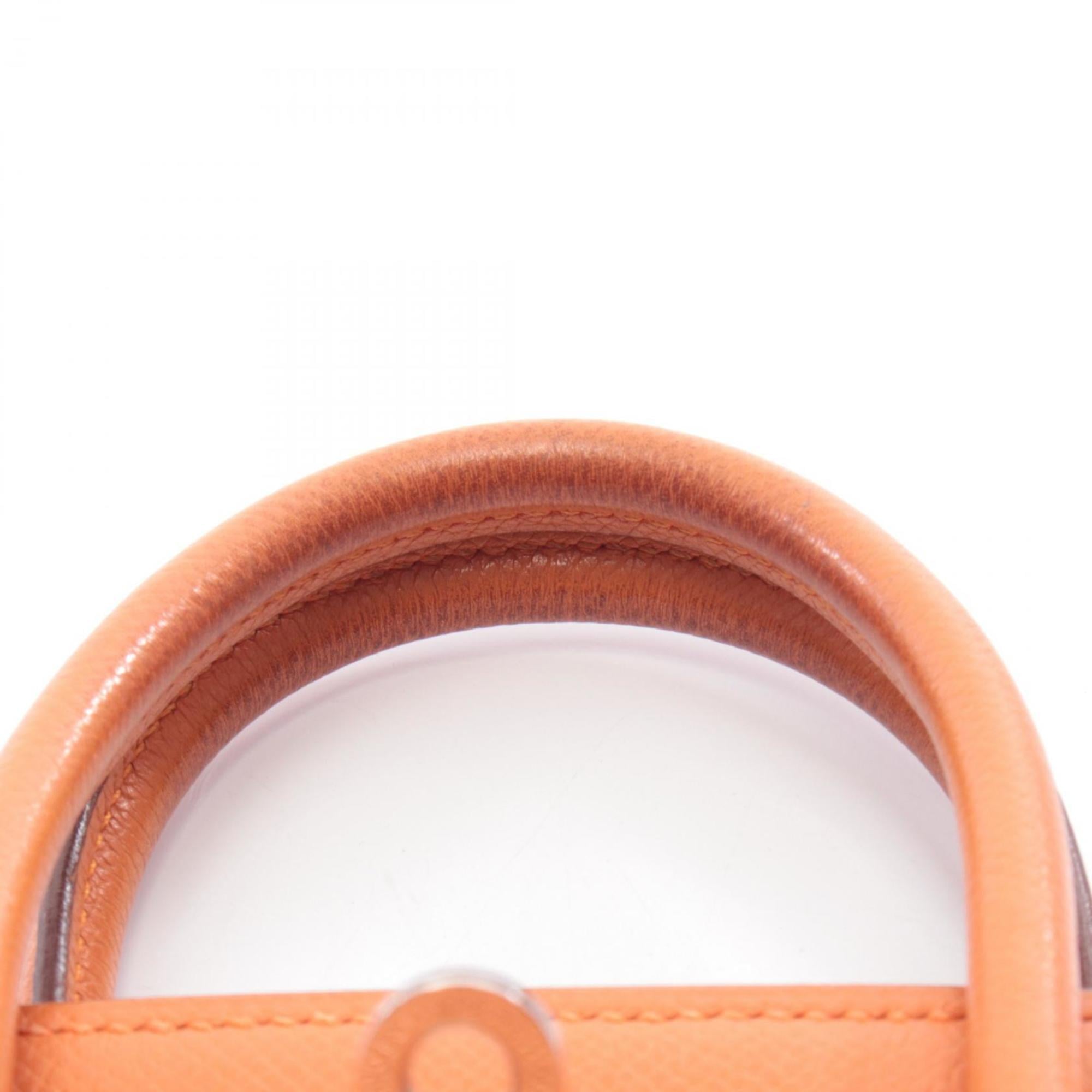 Hermes Orange Epsom Leather Leather Handbag (Pre-Owned)