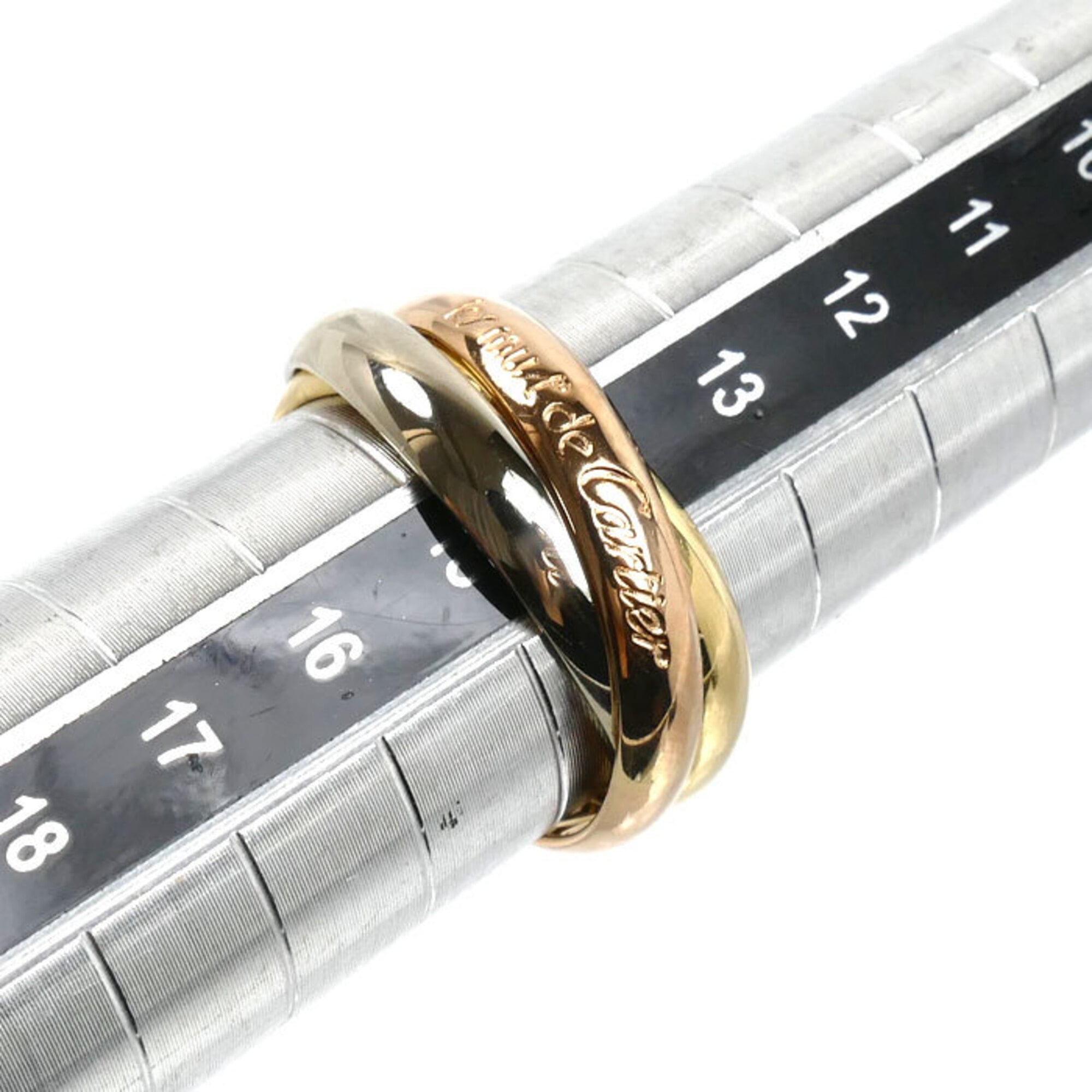 Cartier Yellow Gold (18K) Pink Gold (18K) White Gold (18K) Band Ring (Pre-Owned)