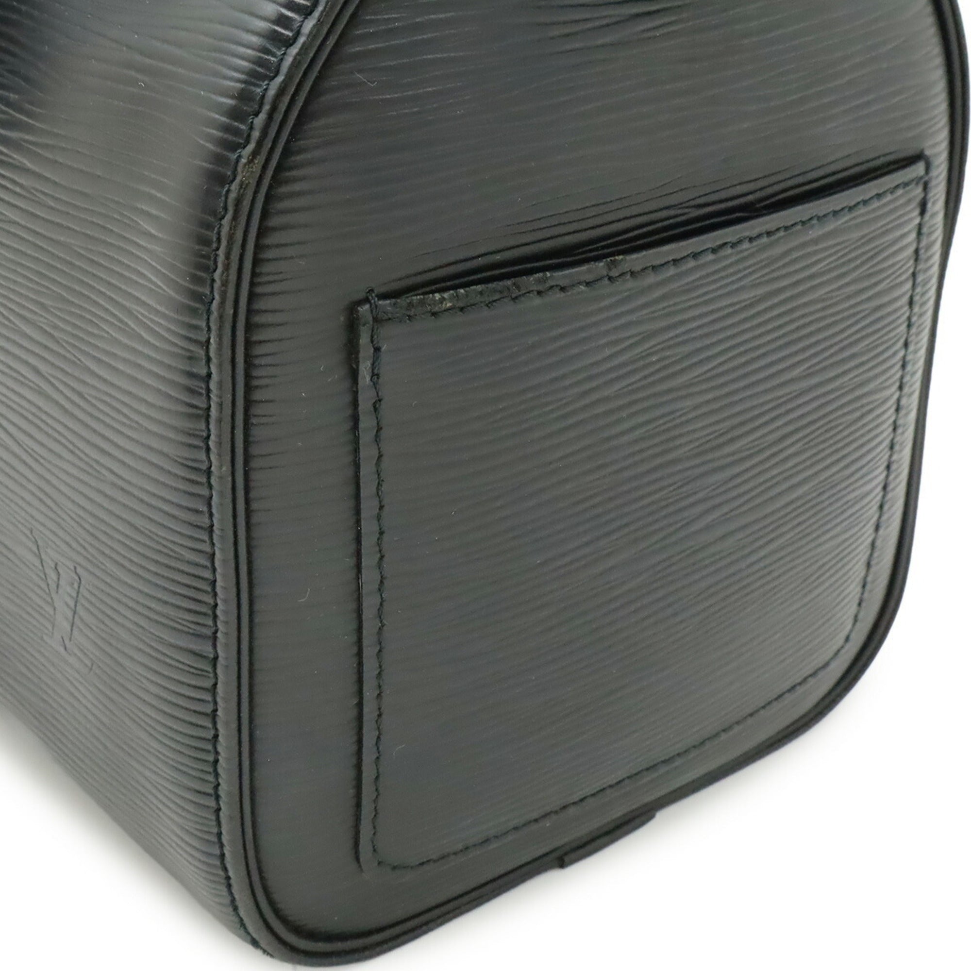 Louis Vuitton Black Noir Epi Leather Handbag (Pre-Owned)