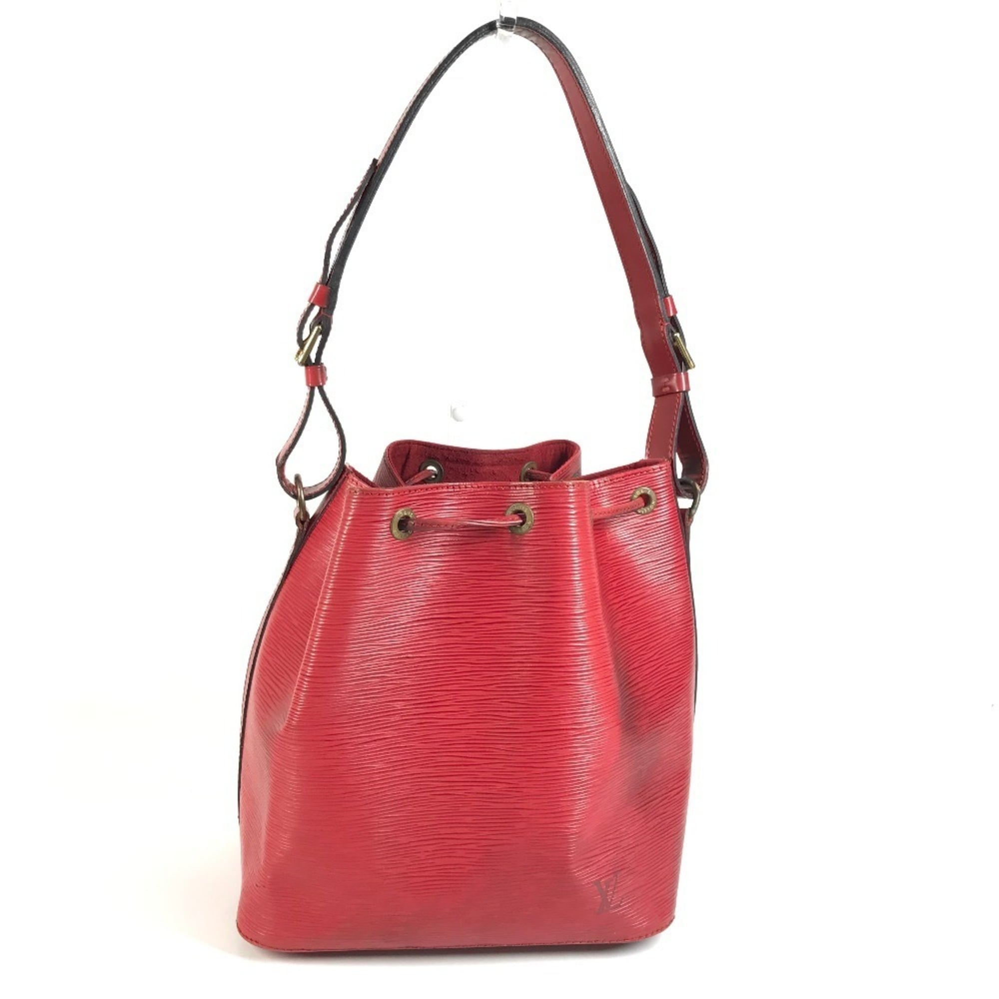 Louis Vuitton Castilian Red Red Color Epi Leather Shoulder Bag (Pre-Owned)