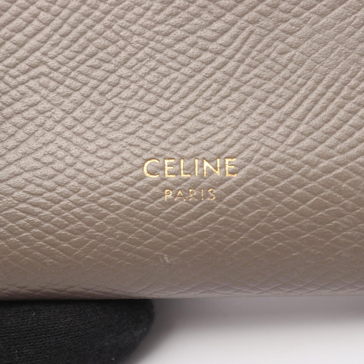 Celine Blue Gray Leather Wallet (Bi-Fold) (Pre-Owned)