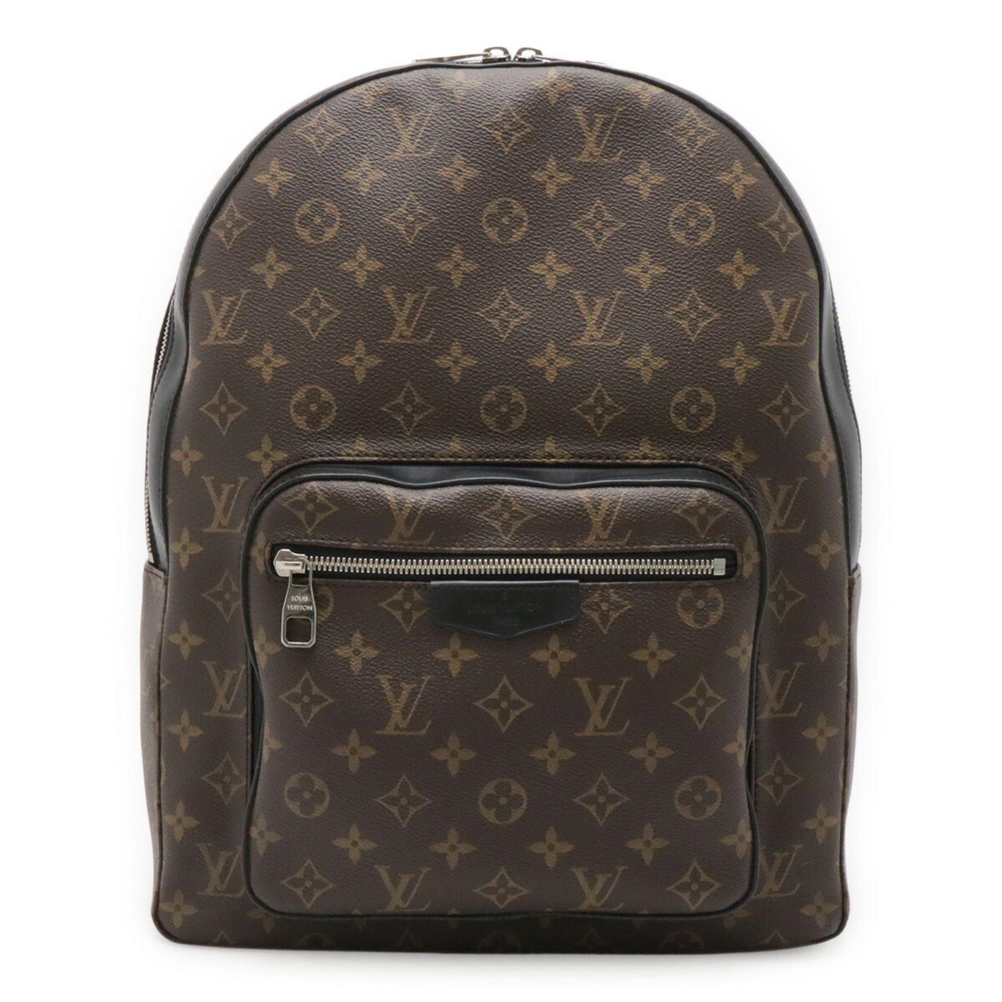 Louis Vuitton 2004 Spring Summer Collection Black Brown Monogram Canvas Backpack Shoulder Bag (Pre-Owned)
