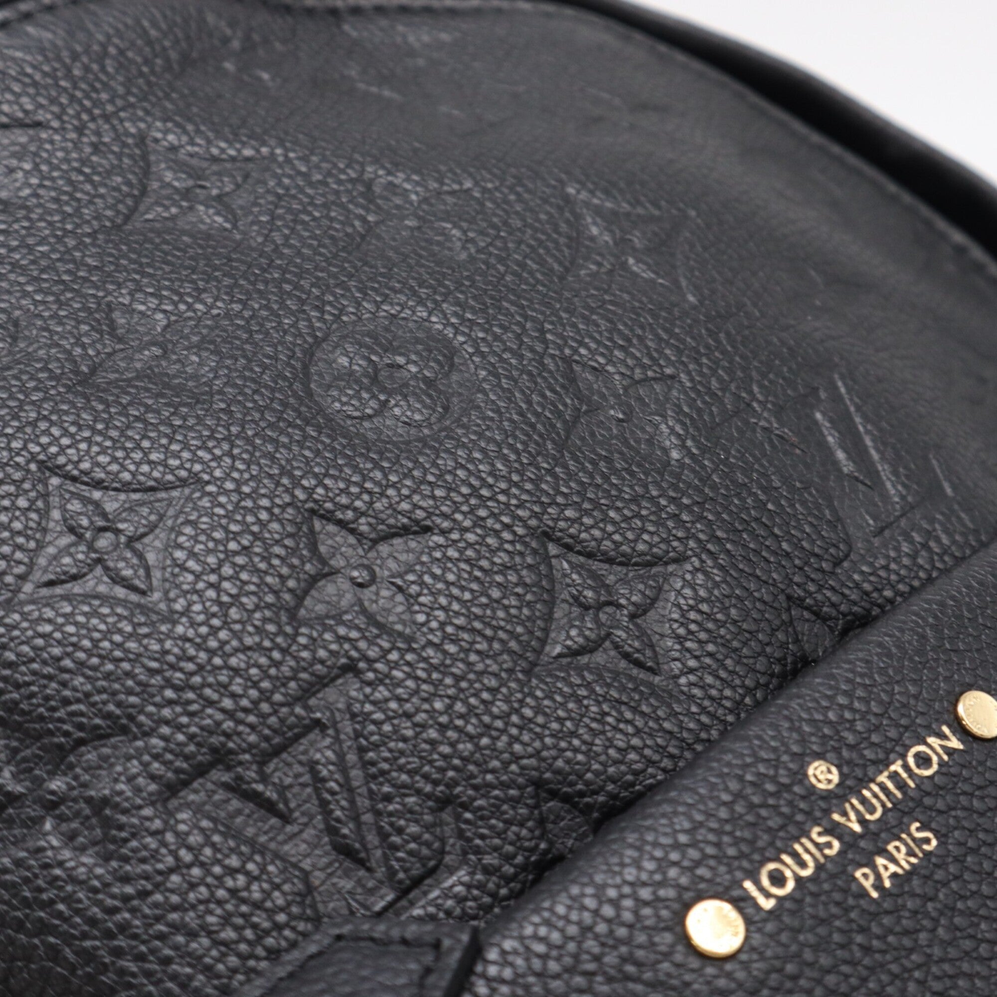 Louis Vuitton Monogram Empreinte Black Leather Backpack (Pre-Owned)