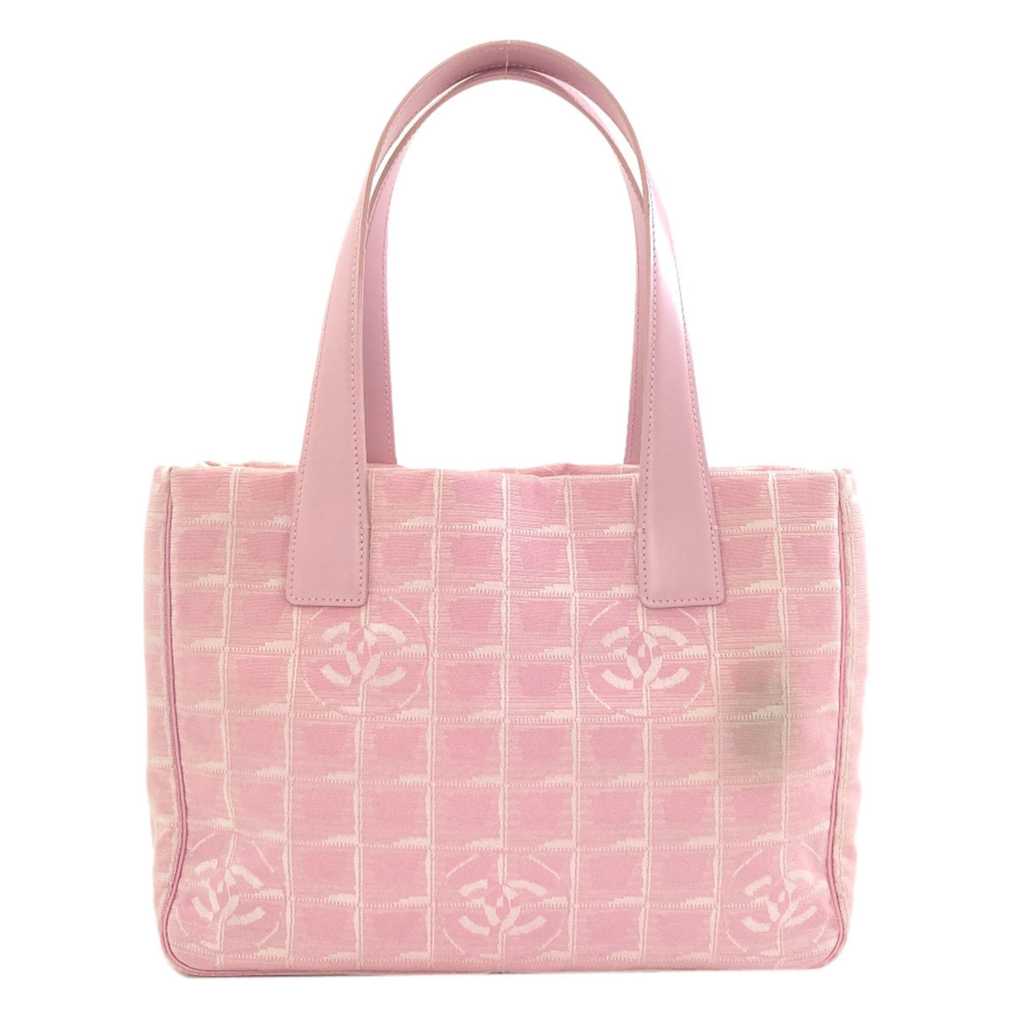 Chanel Pink Nylon Tote Bag (Pre-Owned)