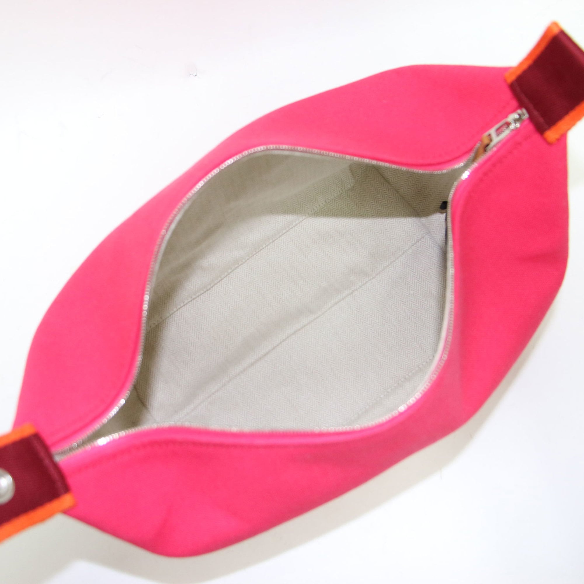Hermes Black Pink Cotton Pouch (Pre-Owned)