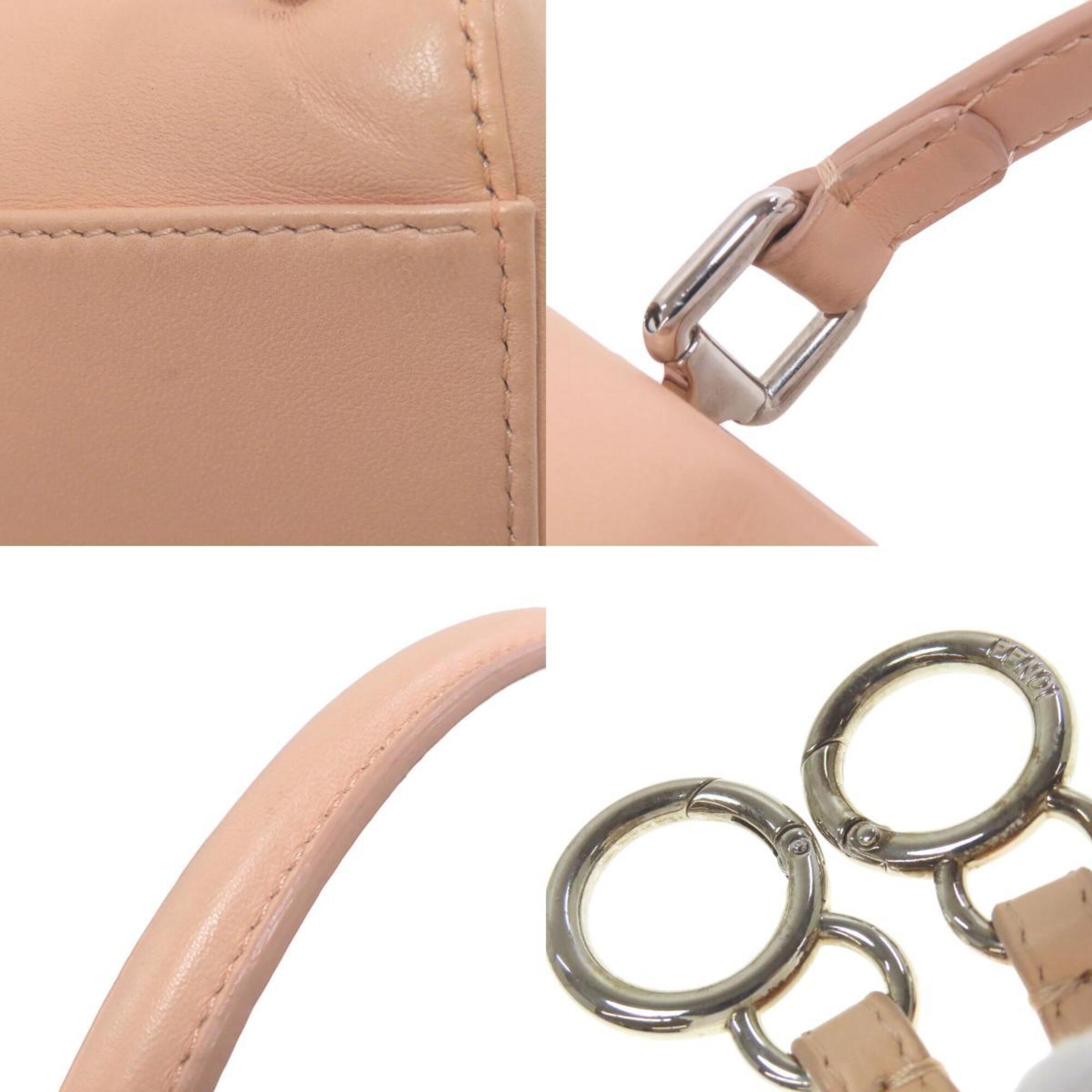 Fendi Pink Leather Handbag (Pre-Owned)