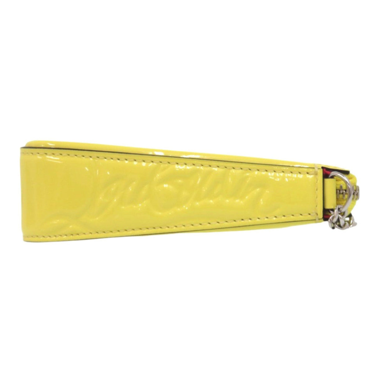 Christian Louboutin Yellow Patent Leather Shoulder Bag (Pre-Owned)