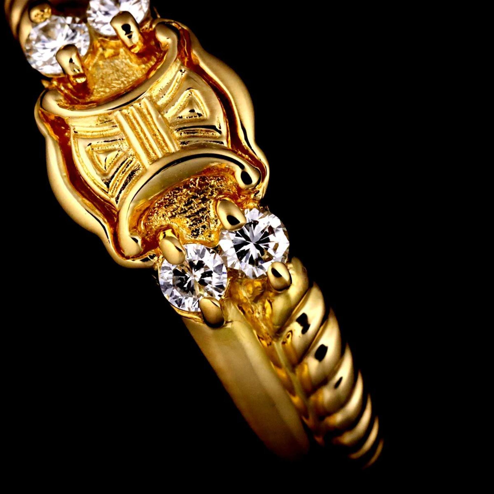 Celine Yellow Gold (18K) Band Ring (Pre-Owned)