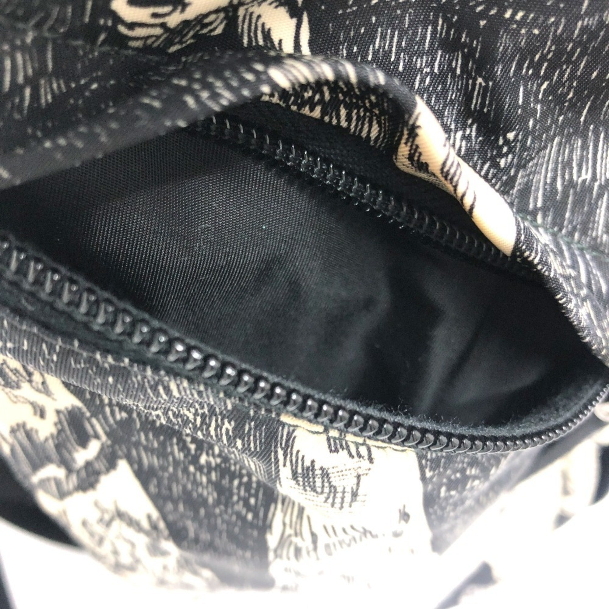 Prada Black White Nylon Backpack (Pre-Owned)