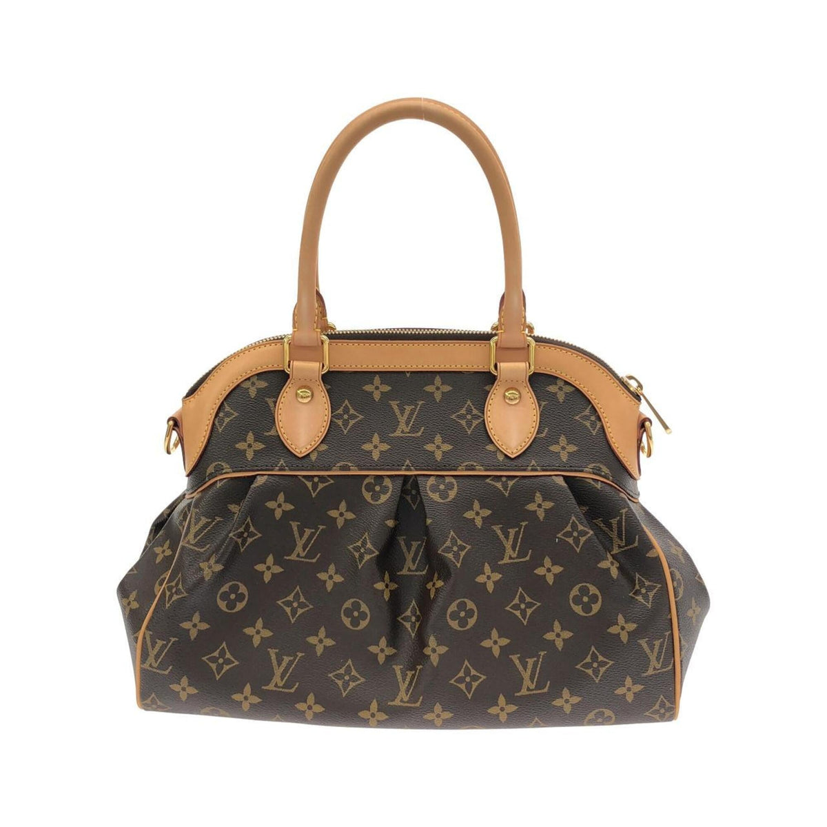 Louis Vuitton Marron Coated Canvas Handbag (Pre-Owned)
