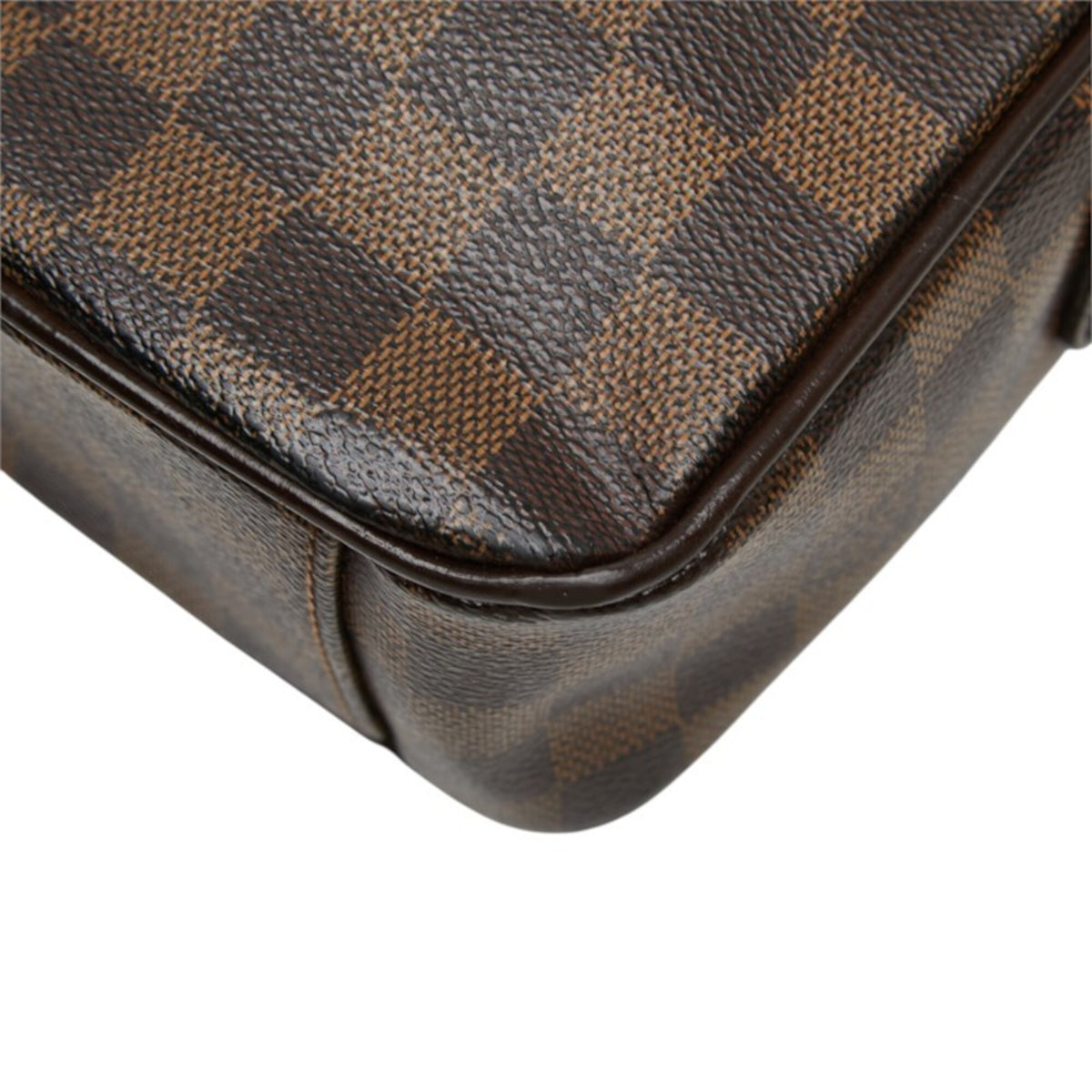 Louis Vuitton Brown Pvc Leather Shoulder Bag (Pre-Owned)