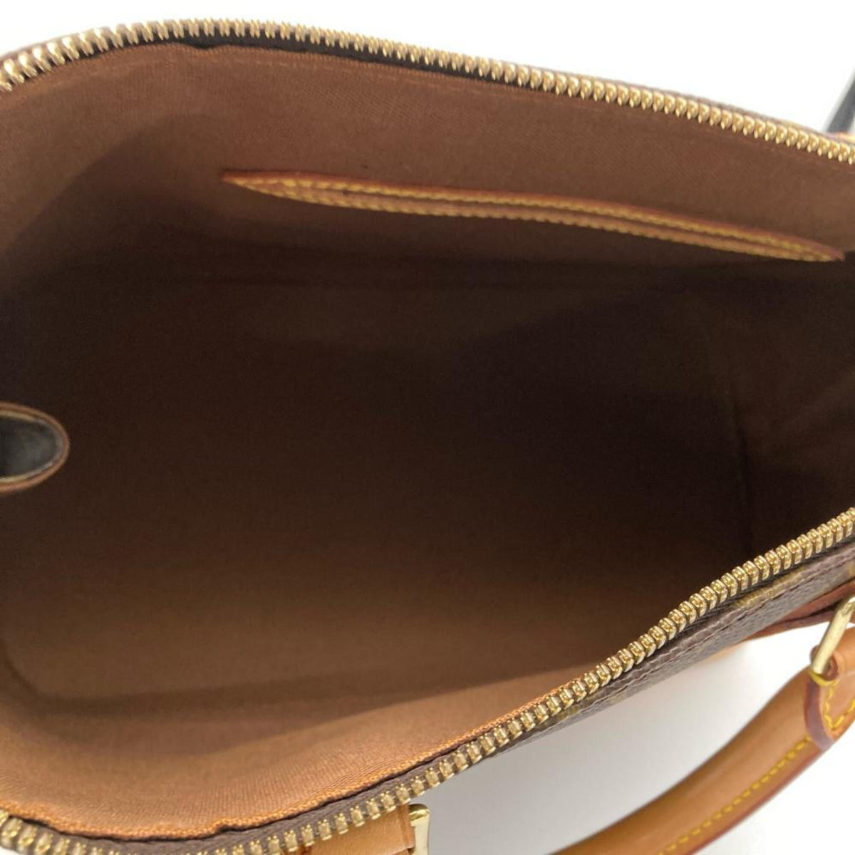 Louis Vuitton Brown Monogram Canvas Handbag (Pre-Owned)