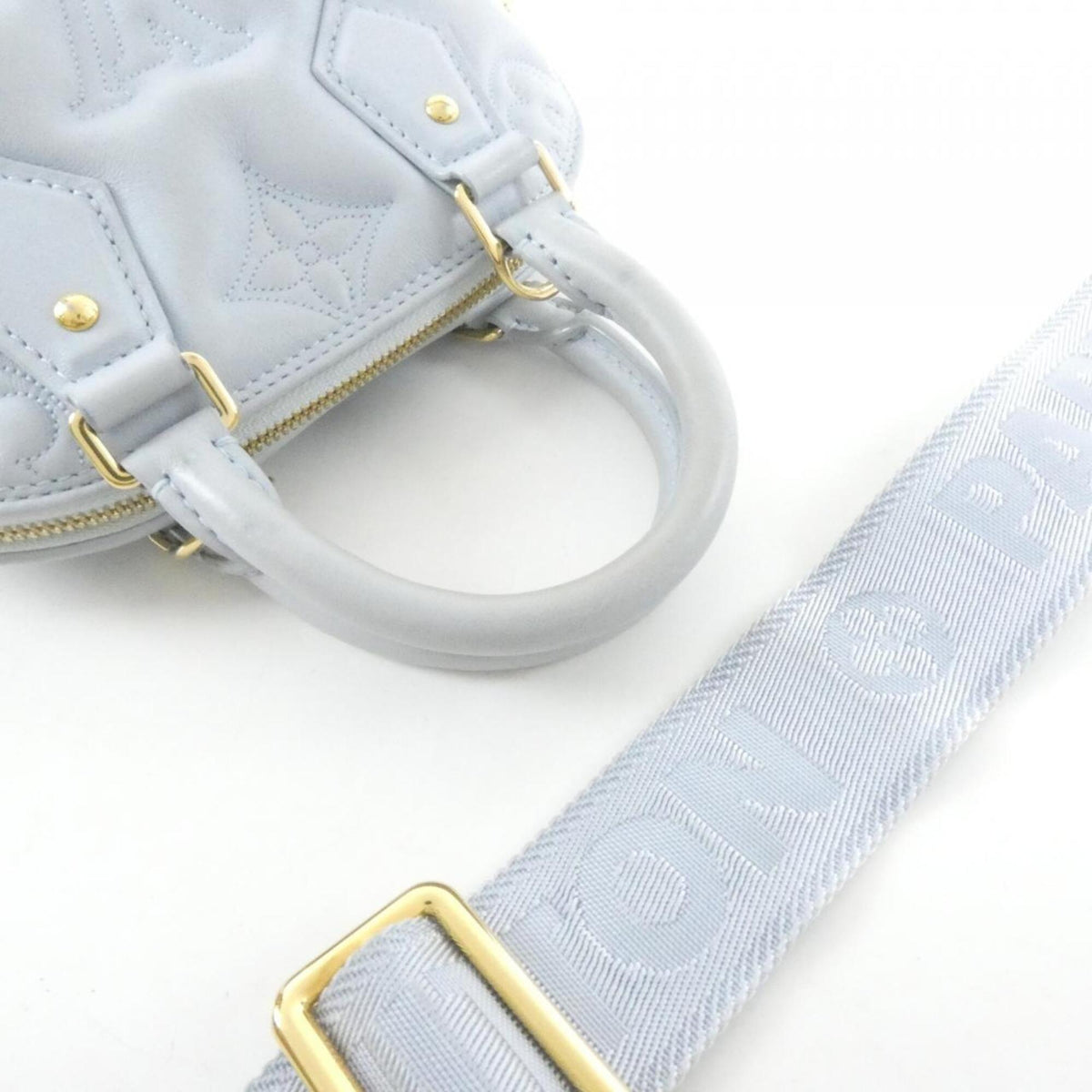 Louis Vuitton Blue Glacier Leather Handbag (Pre-Owned)