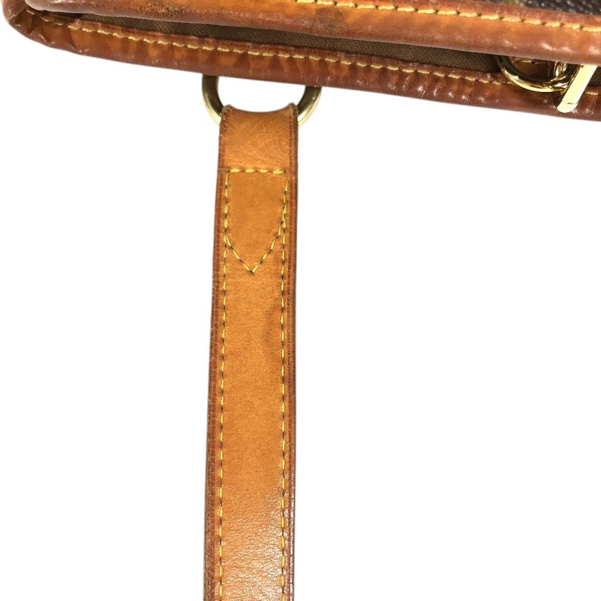 Louis Vuitton Brown Monogram Handbag Shoulder Bag Tote Bag (Pre-Owned)