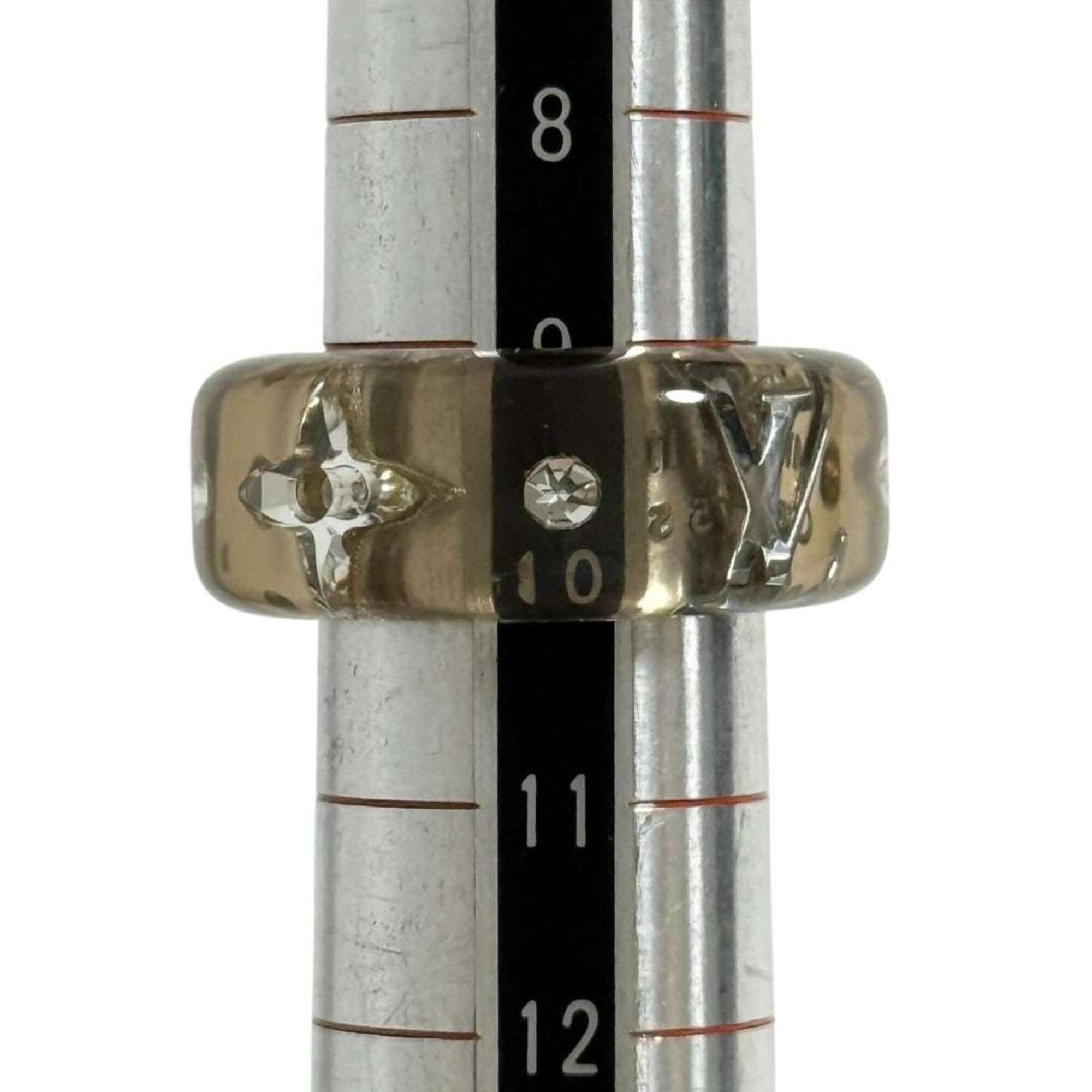 Louis Vuitton Resin Rhinestone Band Ring (Pre-Owned)
