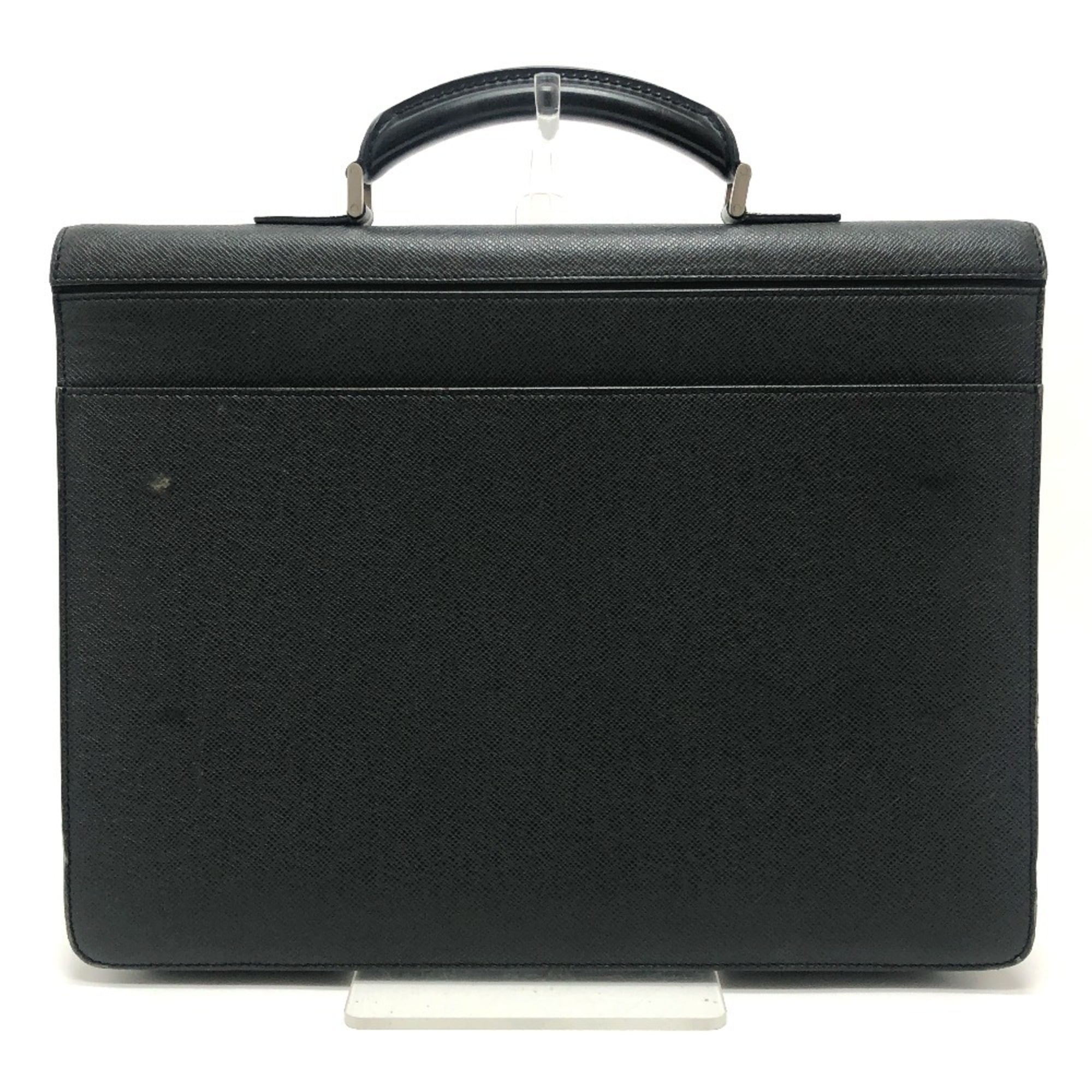 Louis Vuitton Ardoise Black Taiga Leather Briefcase (Pre-Owned)